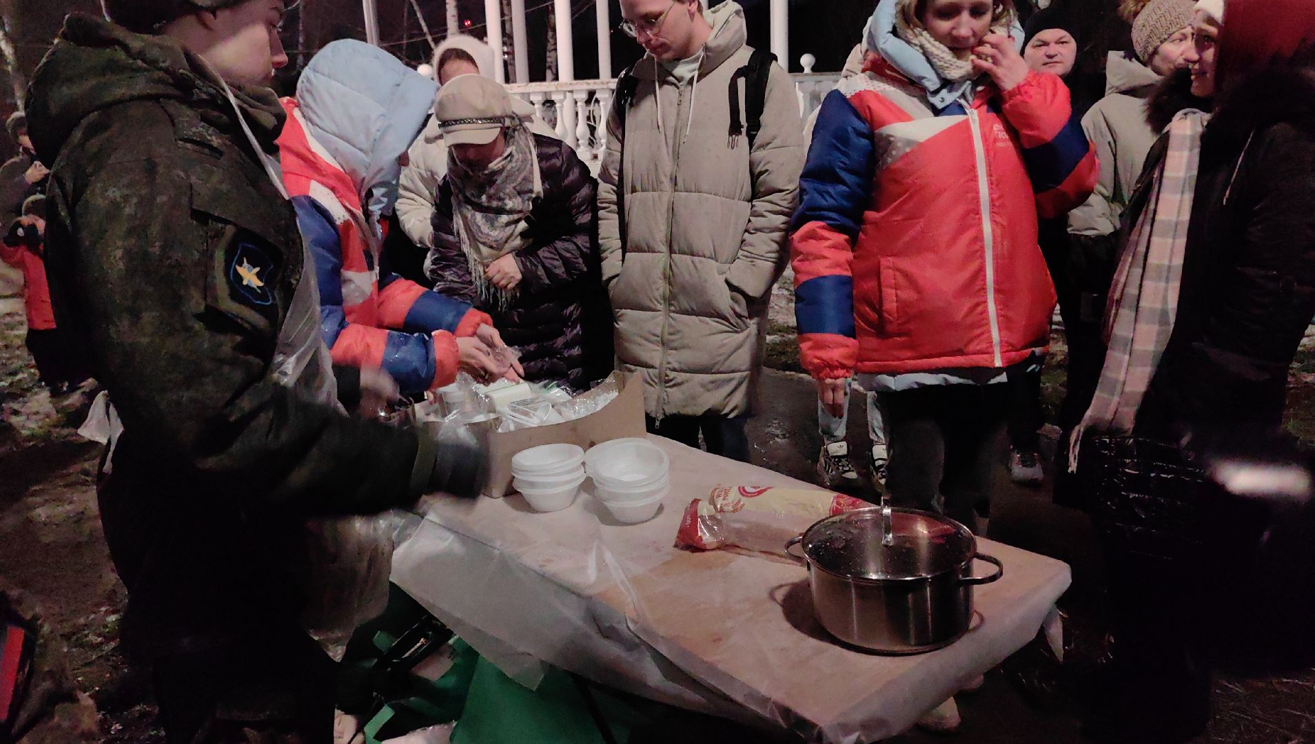 гречка, чай, полевая кухня, крещение,