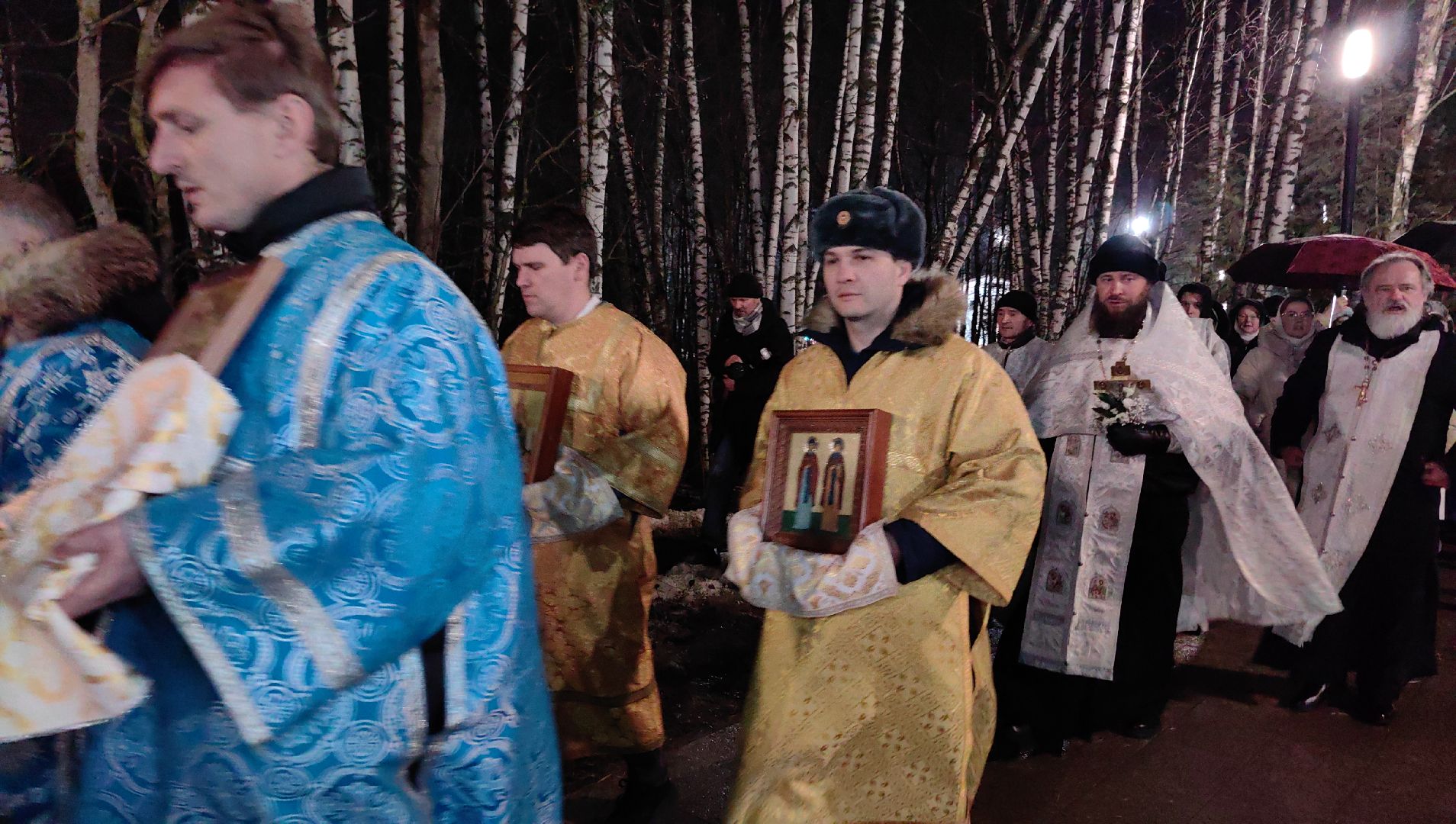 крещение, крестный ход, купание, верующие, озеро, Храм Преображения Господня,
