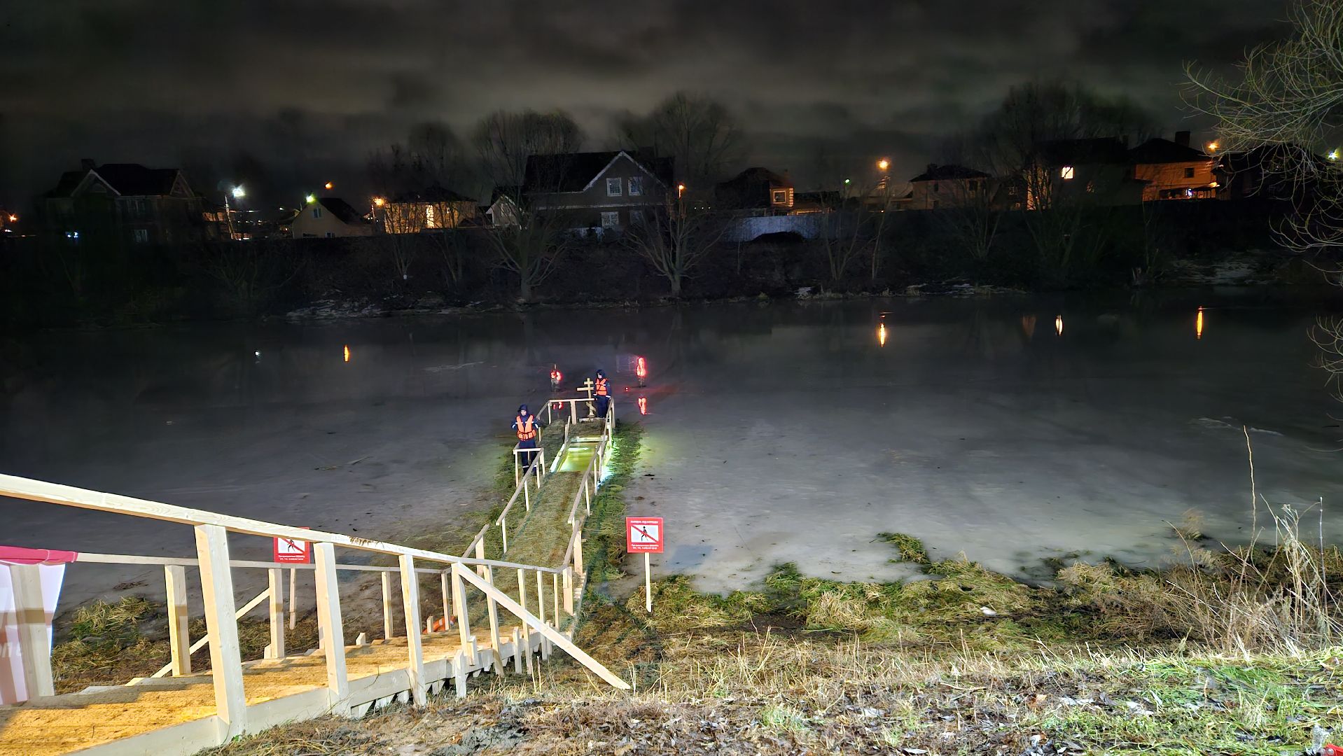 крещение, жуковский, купание в проруби,