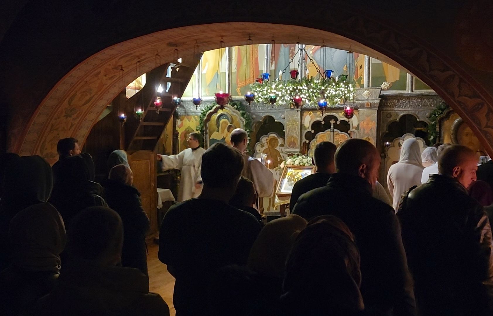 крещение, служба, священник, вертикалки,