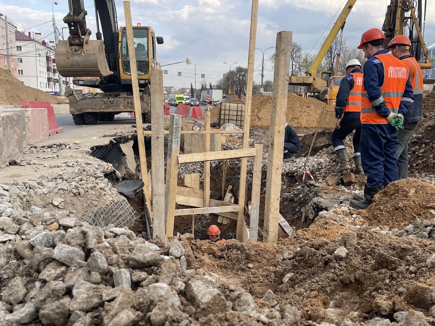 Благоустройство, авария, Люберцы