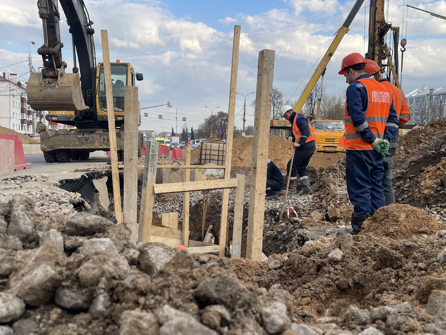 Благоустройство, авария, Люберцы