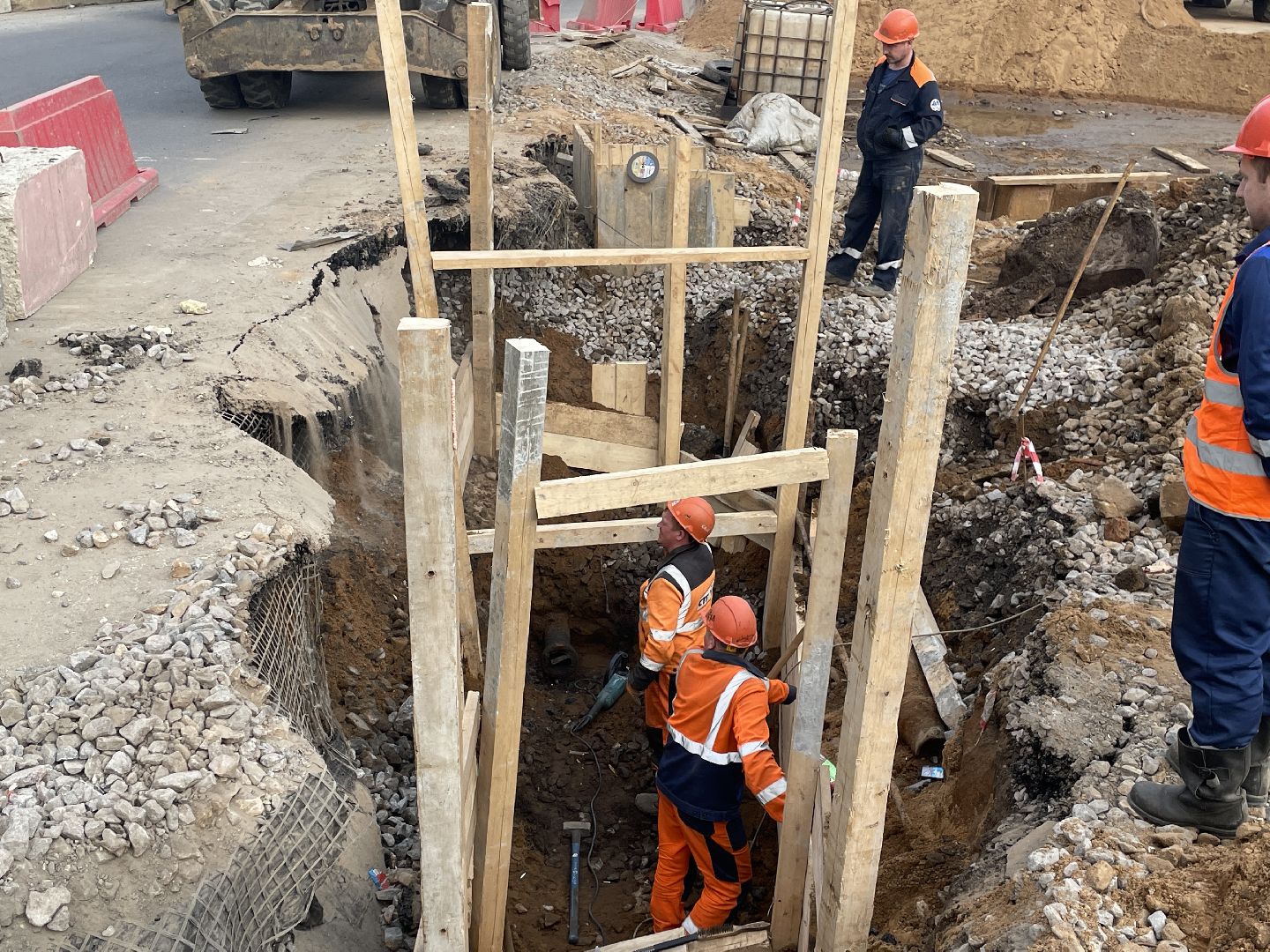 Благоустройство, авария, Люберцы