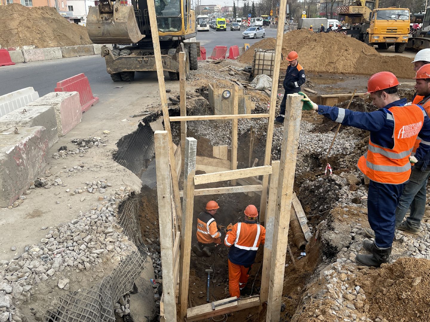 Благоустройство, авария, Люберцы