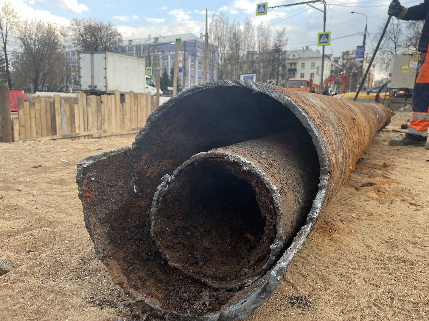 Благоустройство, авария, Люберцы