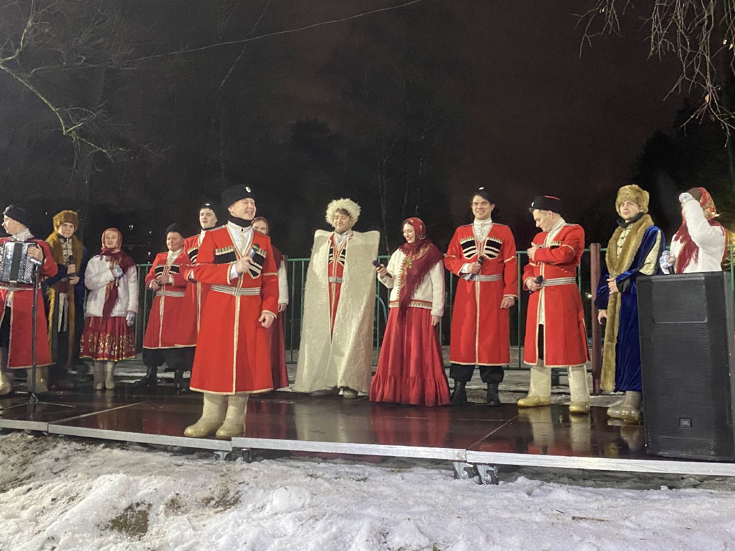 Красная звезда РВСН, крещенский концерт, Власиха Красная звезда, ансамбль Красная звезда, Крещение во Власихе, вертикалки