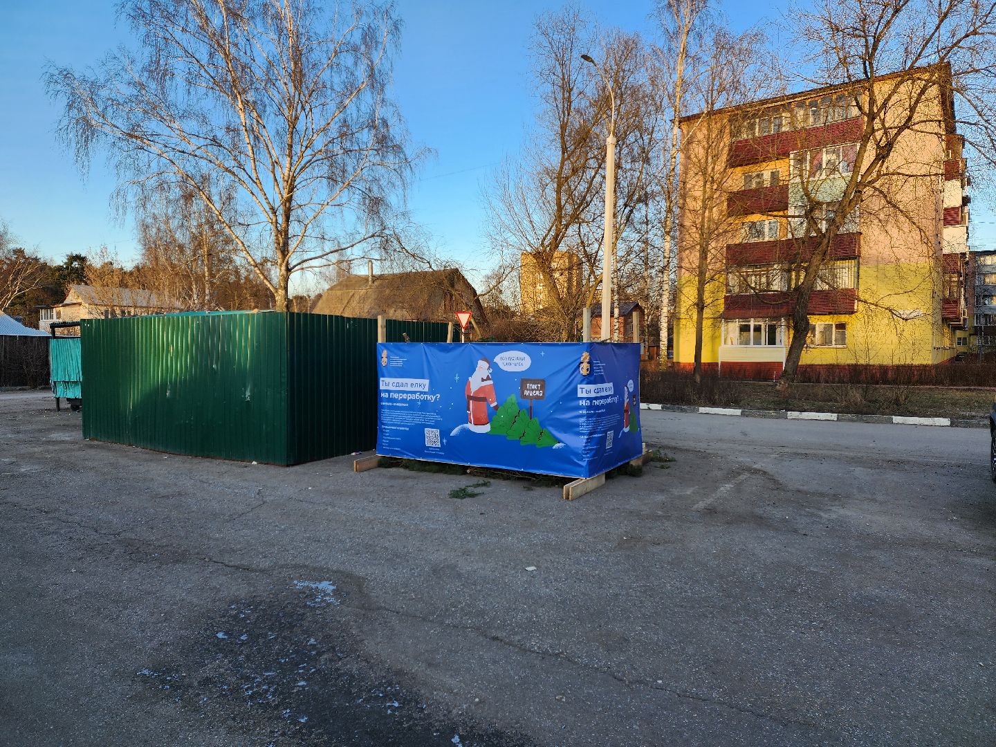 раменское, экология, акция по сбору новогодних елей, вертикалки,