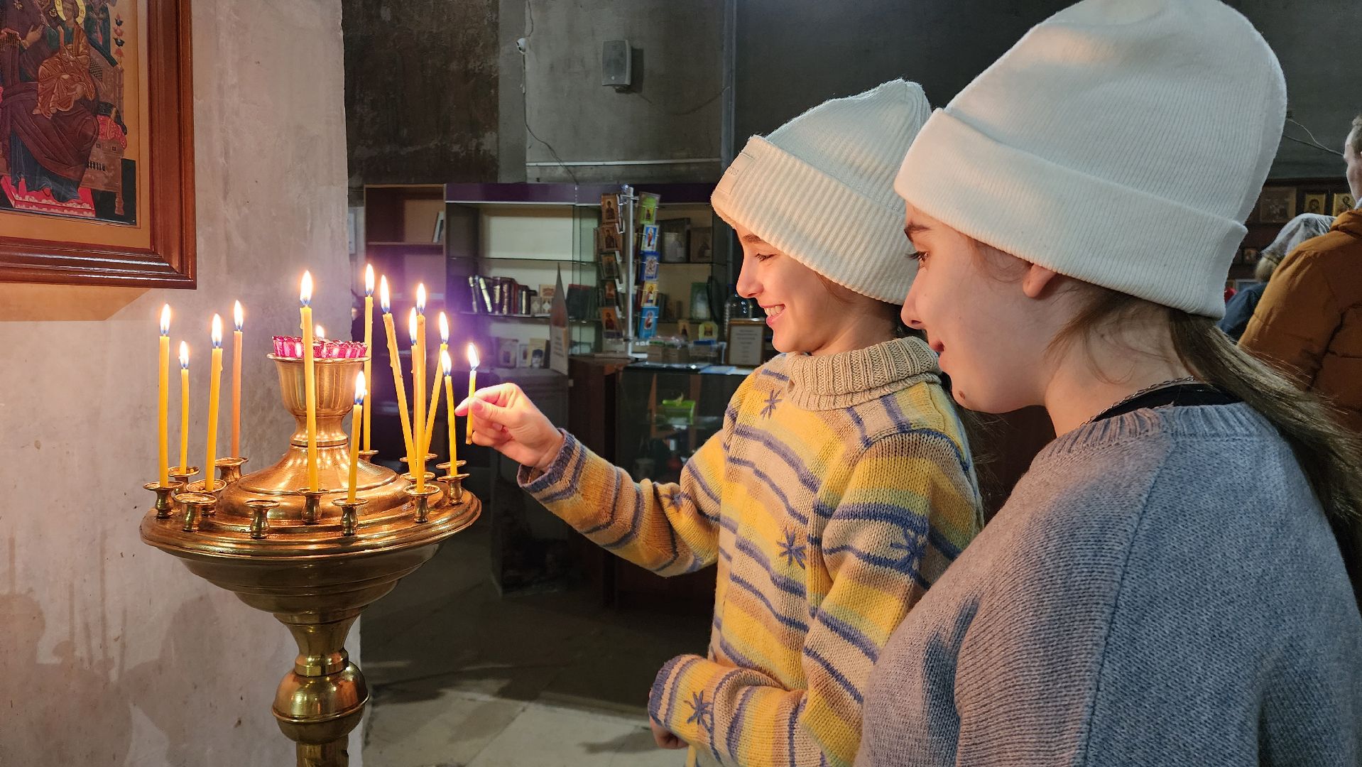 Бронницы, Иерусалимский храм, освящение воды, Ночное богослужение в Крещение,