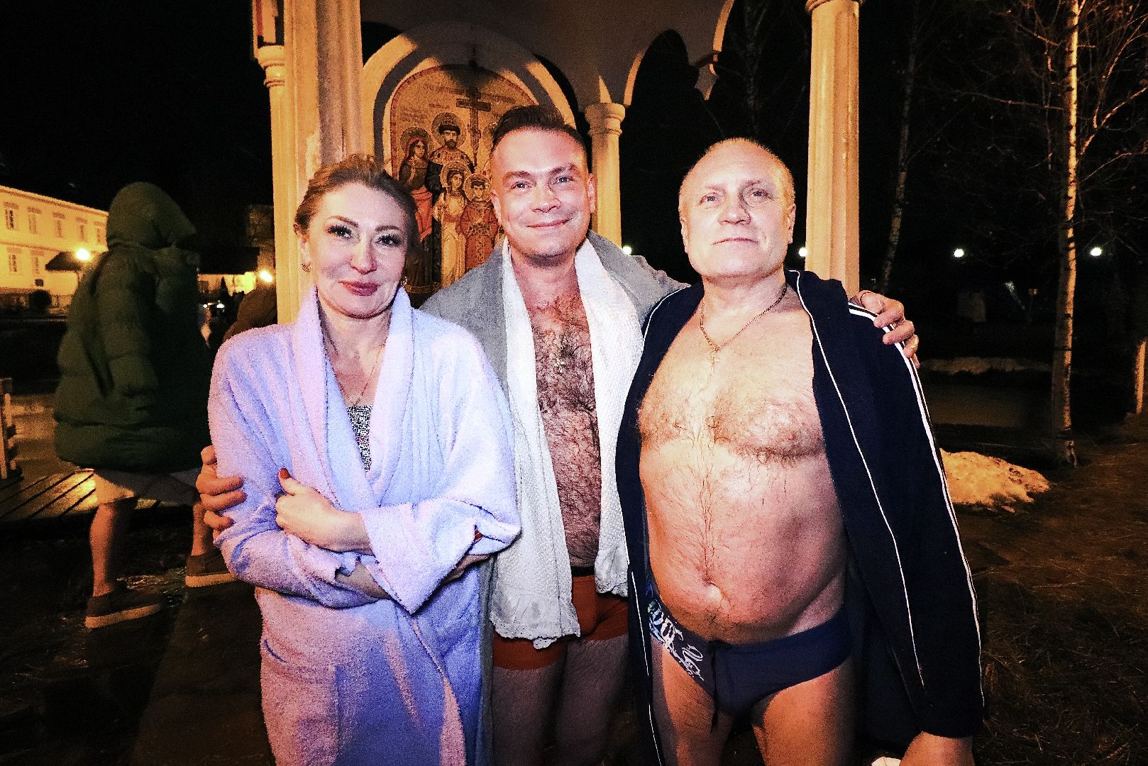 Клин, общество, крещенские купания, купели, праздники, вертикалки,