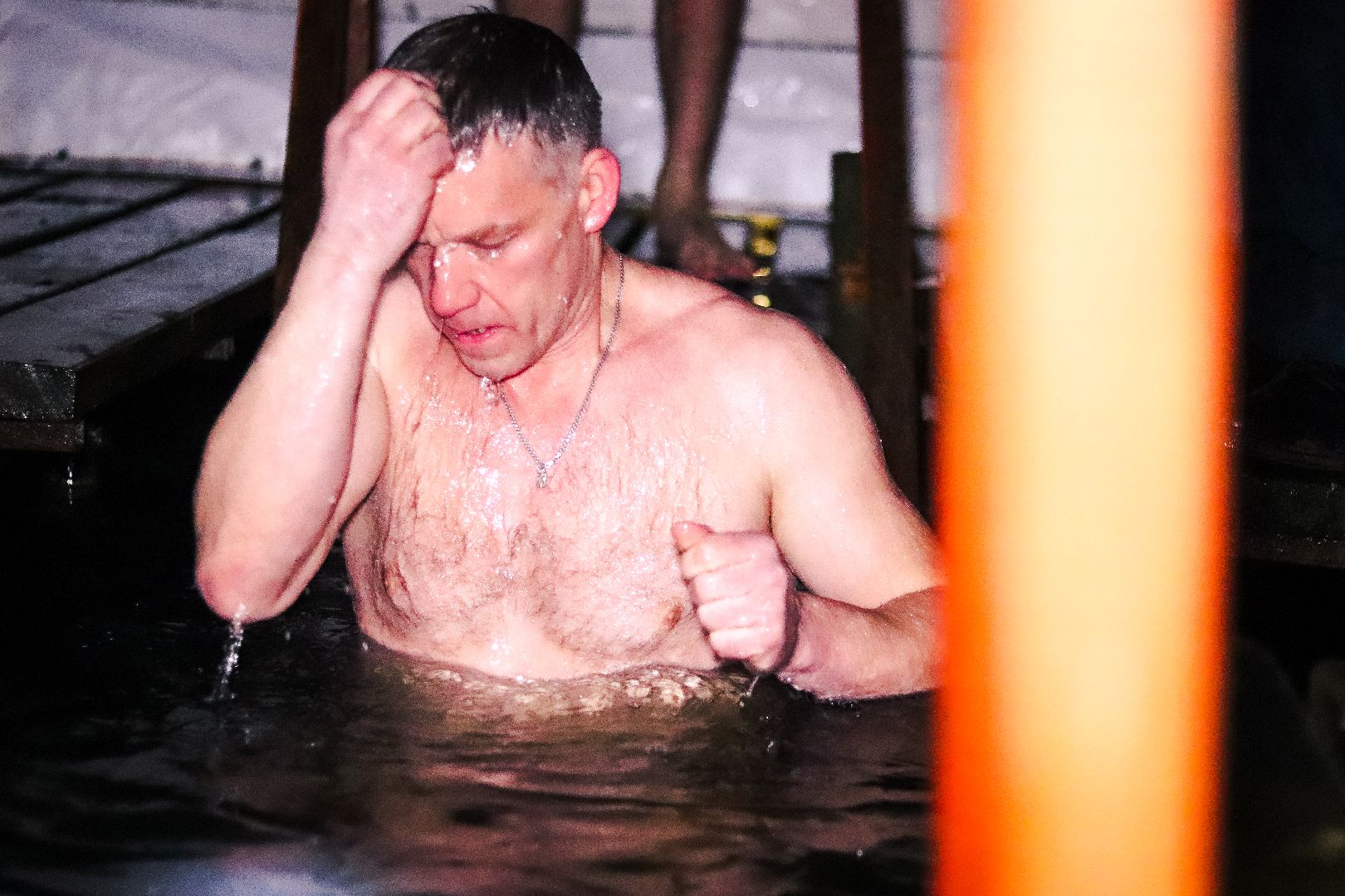 Клин, общество, крещенские купания, купели, праздники, вертикалки,