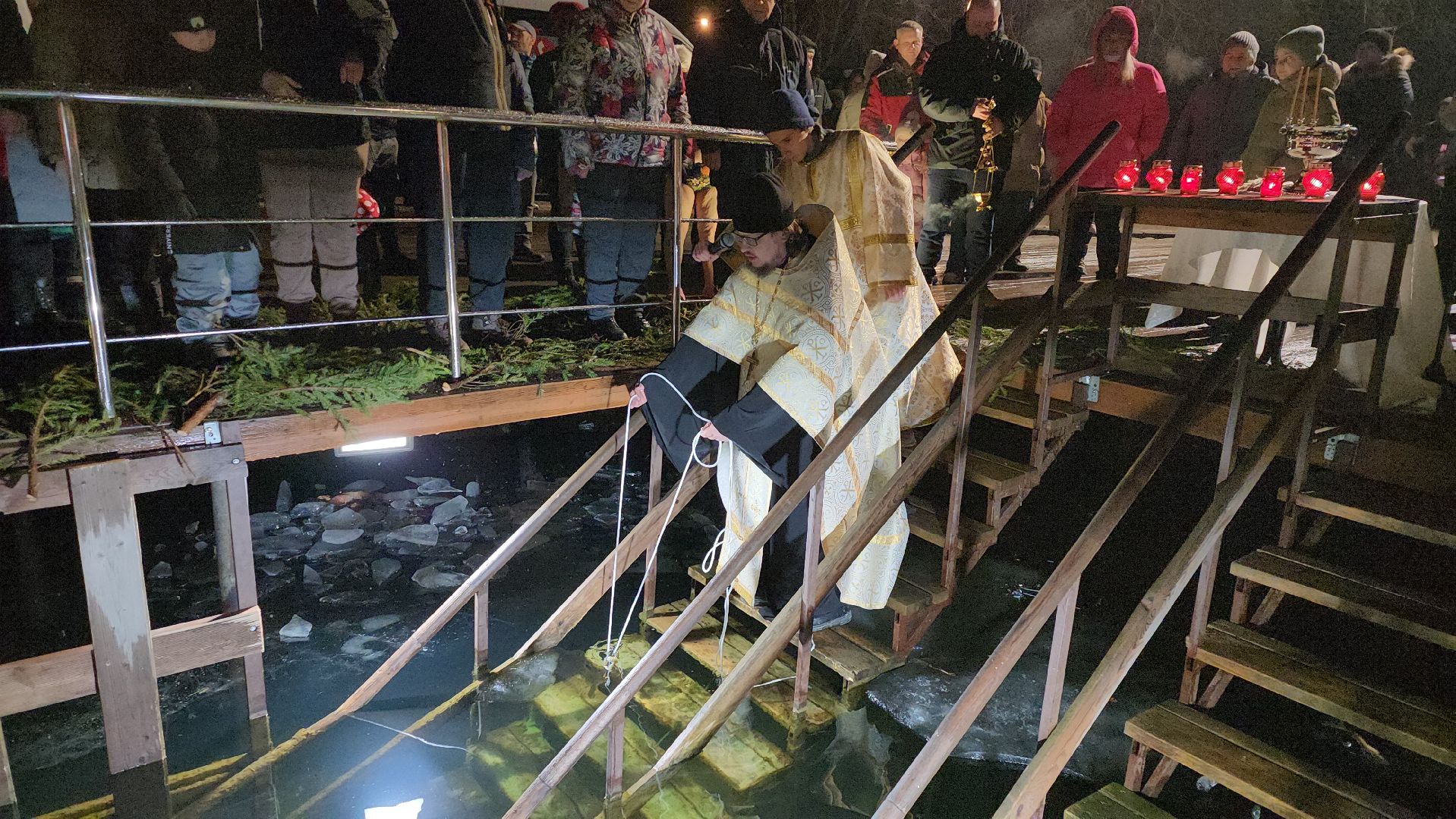 серпухов, подмосковье, крещение, парк Жемчужина, вертикалки,