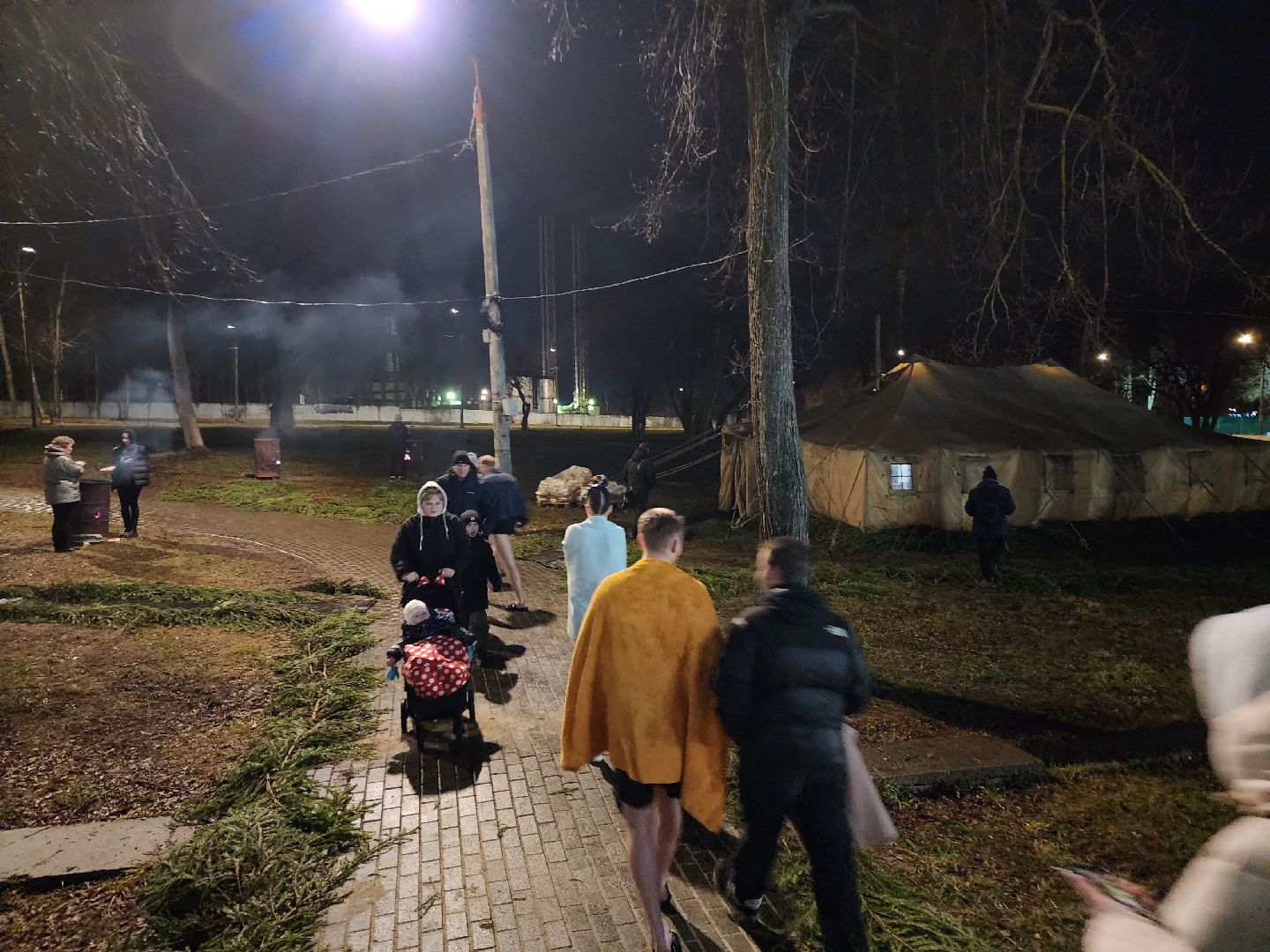 серпухов, подмосковье, крещение, парк Жемчужина, вертикалки,