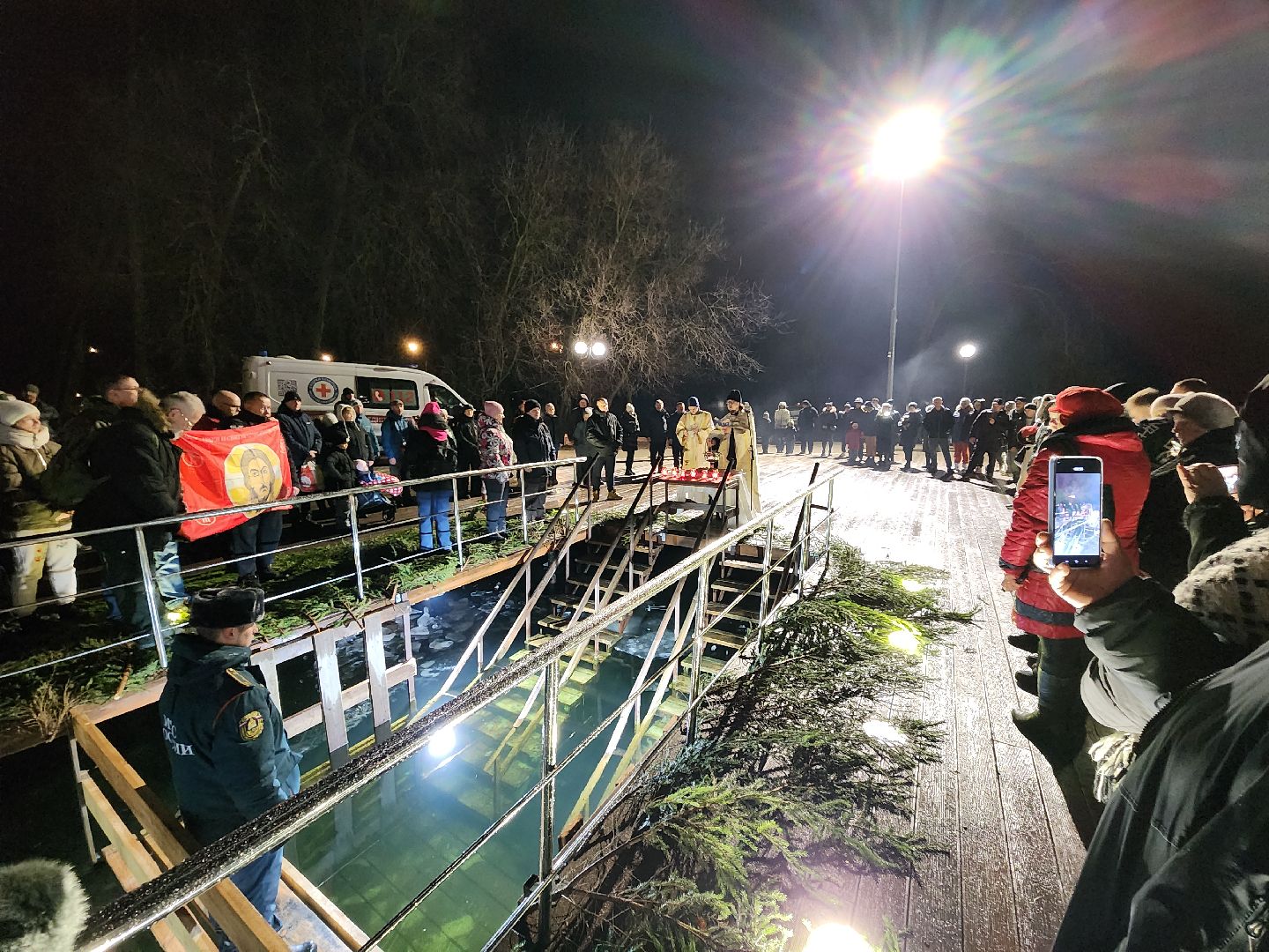 серпухов, подмосковье, крещение, парк Жемчужина, вертикалки,