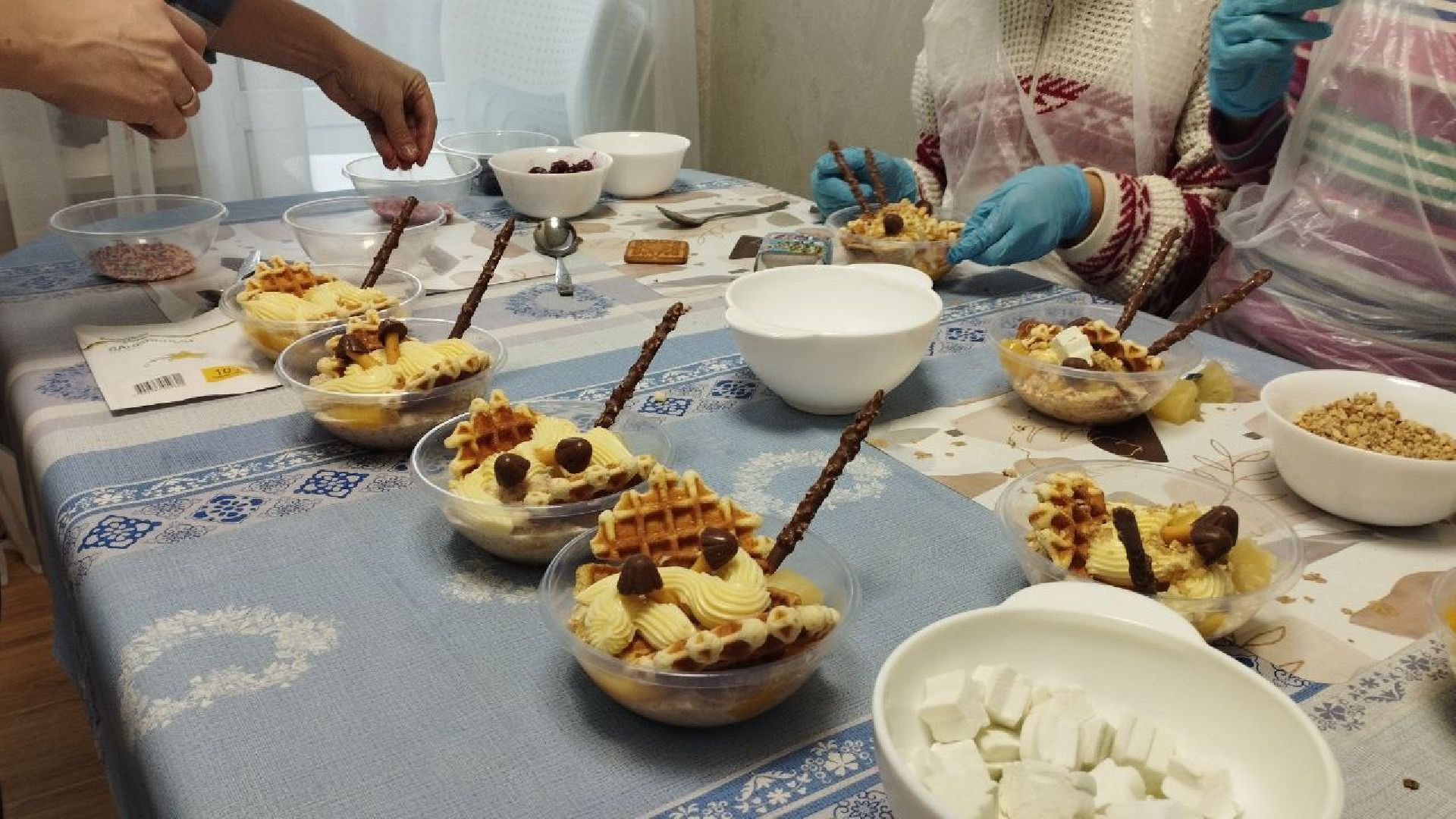 ивантеевка, центр социального обслуживания, дети с овз, творческая встреча, десерт, социальная адаптация,