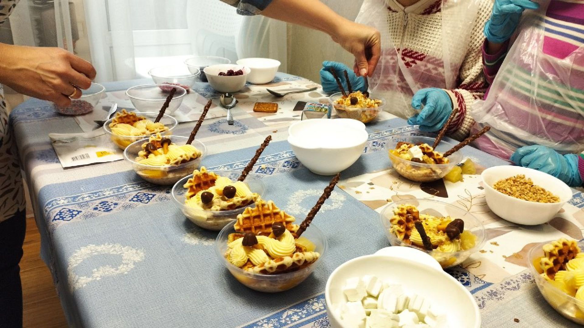 ивантеевка, центр социального обслуживания, дети с овз, творческая встреча, десерт, социальная адаптация,