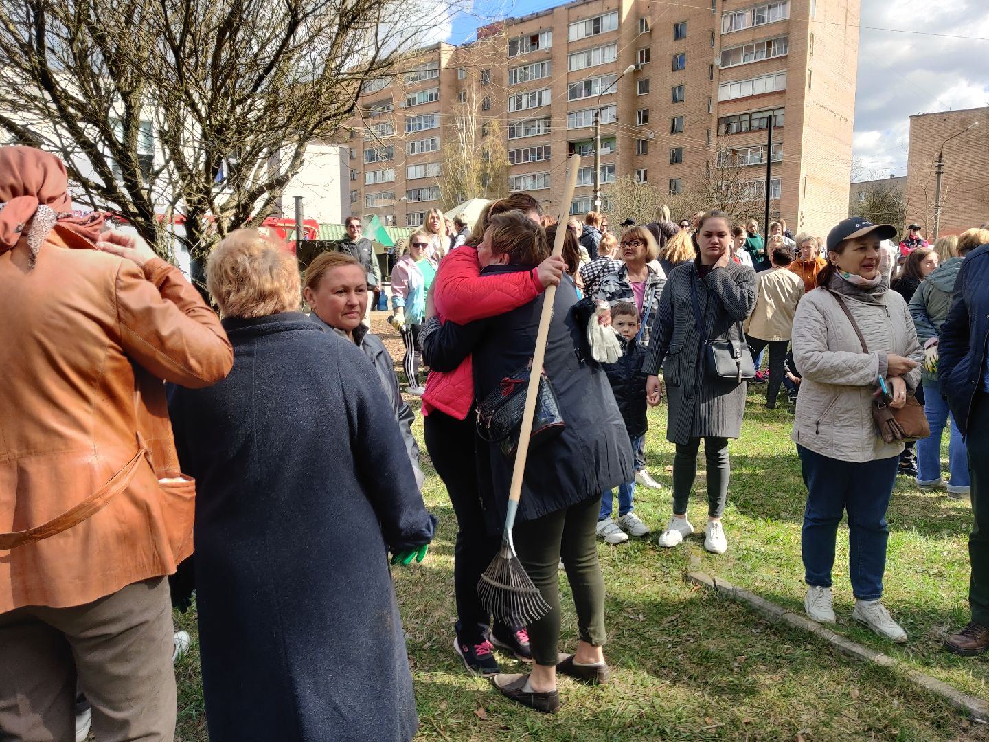 Красноармейск, Пушкинский, областной субботник, встречи с друзьями