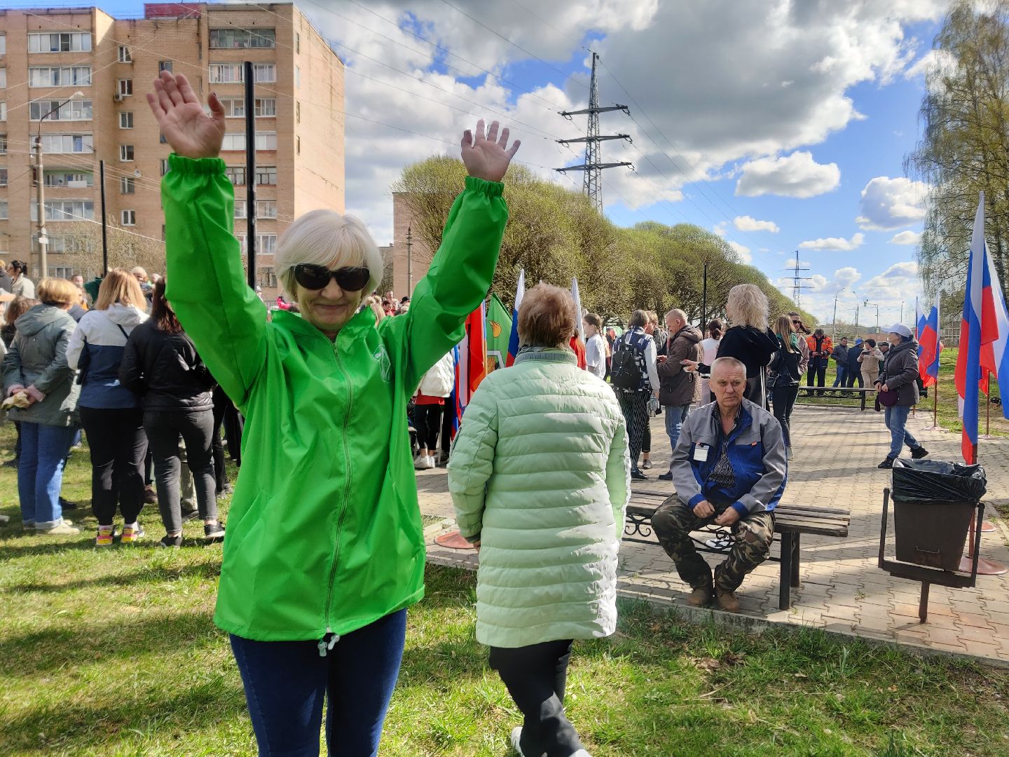 Красноармейск, Пушкинский, областной субботник, встречи с друзьями
