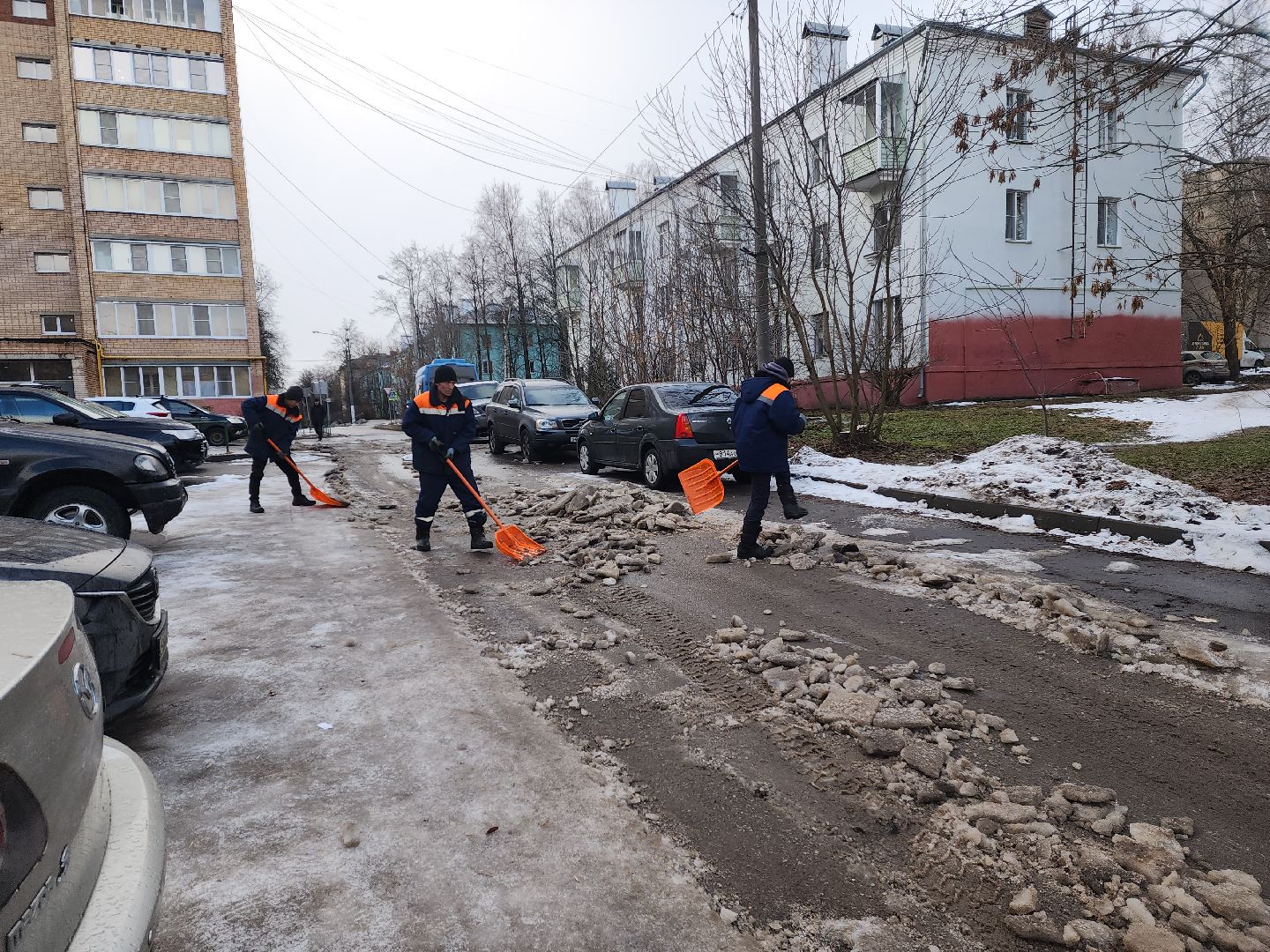 красноармейск, городской округ пушкинский, уборка наледи, вертикалки, уборка дворов,