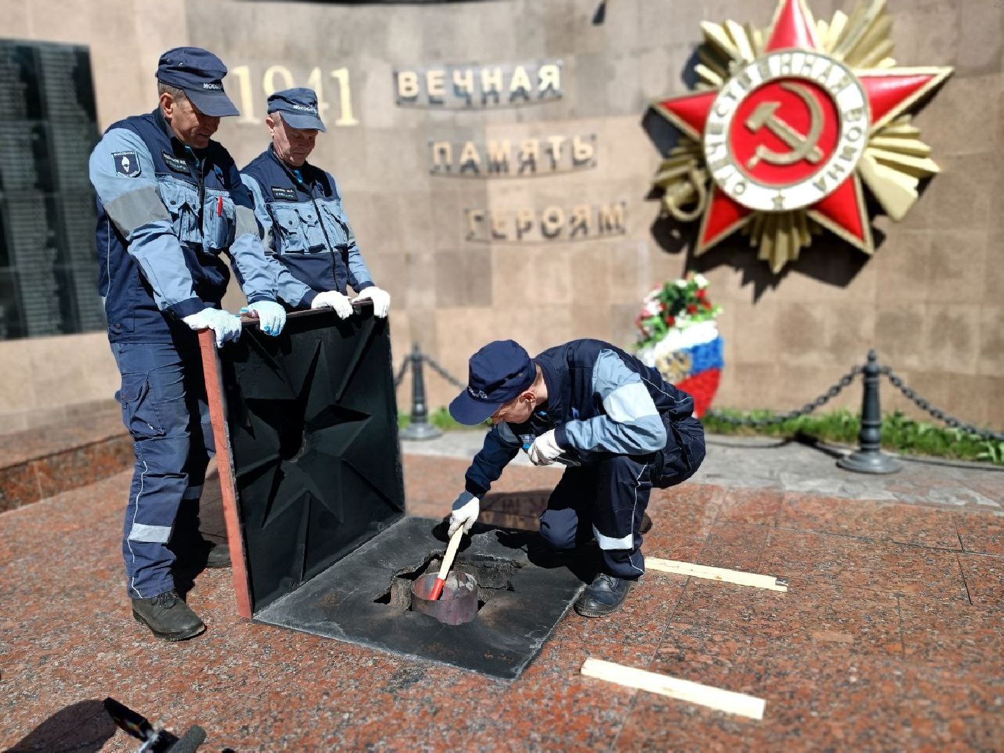 Можайск, Можайский городской округ, Подмосковье, вечный огонь, Мособлгаз, техническое обслуживание