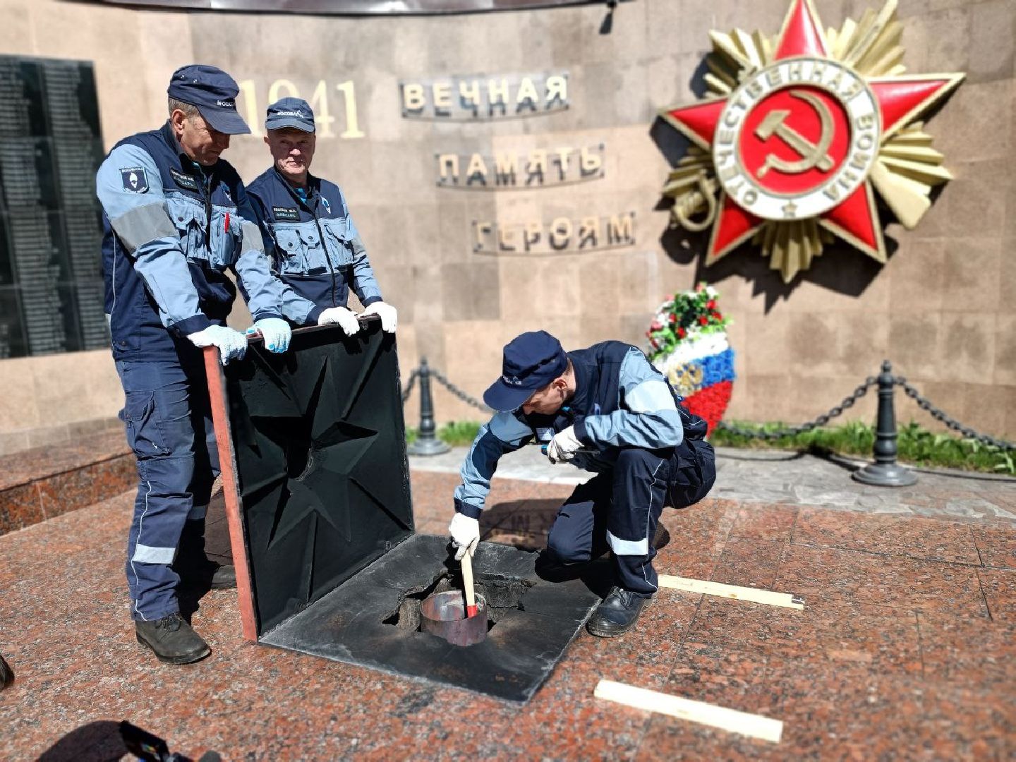 Можайск, Можайский городской округ, Подмосковье, вечный огонь, Мособлгаз, техническое обслуживание