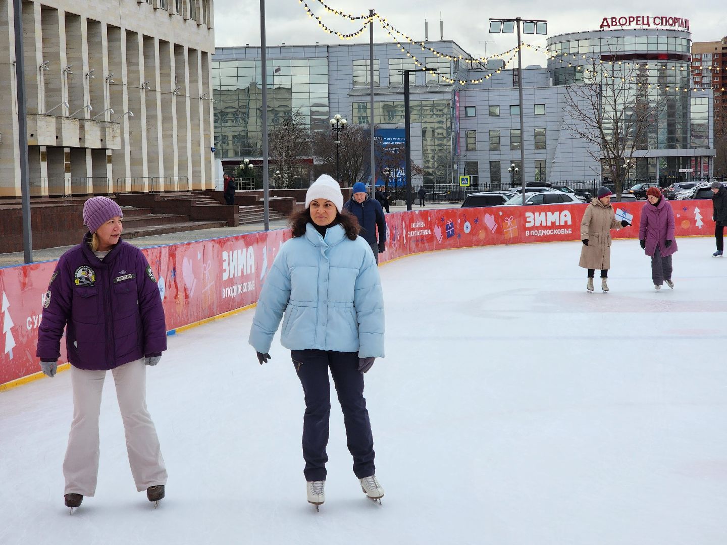 Каток, Спорт, Зима,