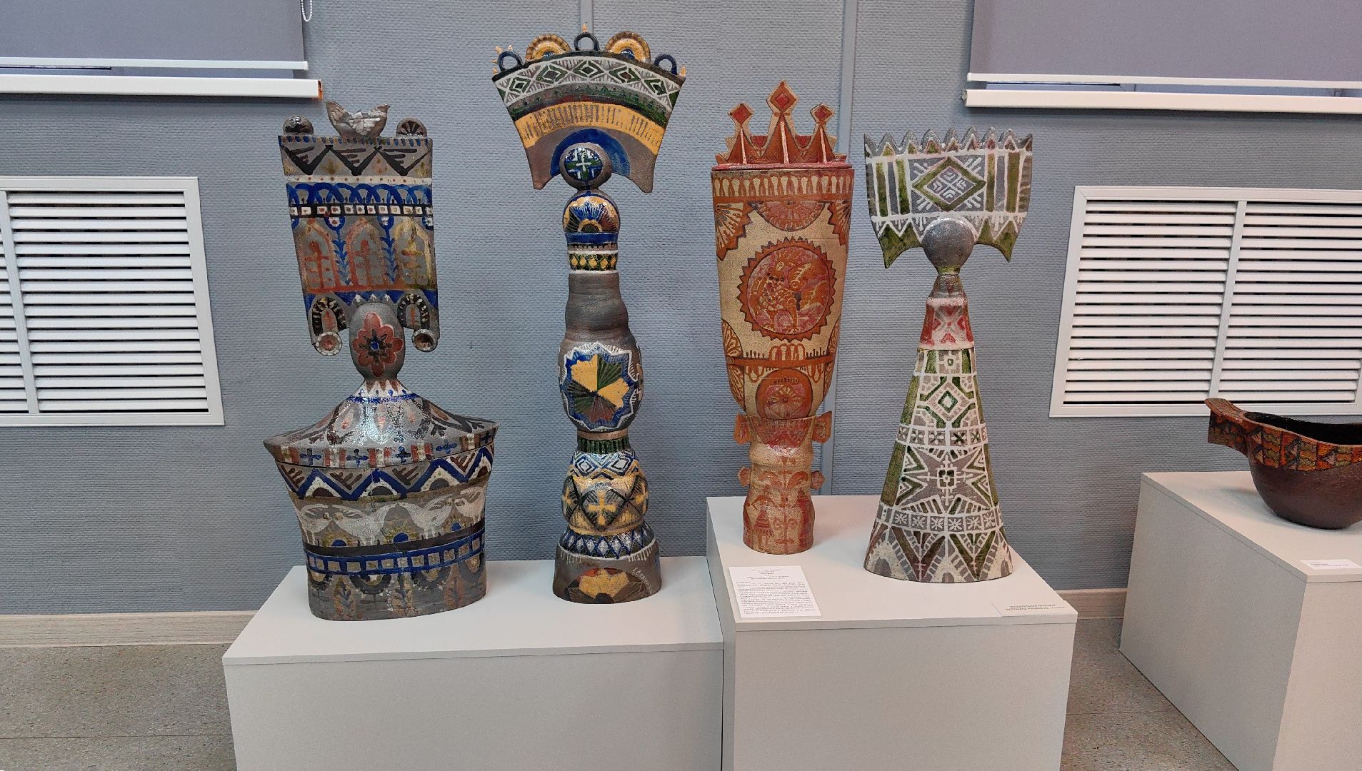 черепахи, сова, выставка, керамика, гобелен, природа, музей,