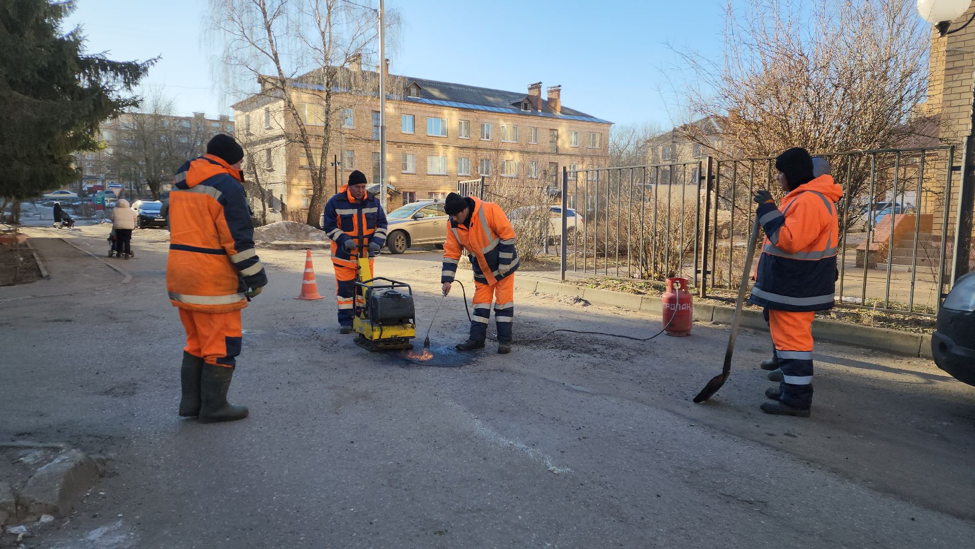 ивантеевка, ямочный ремонт, коммунальная служба, вертикалки,