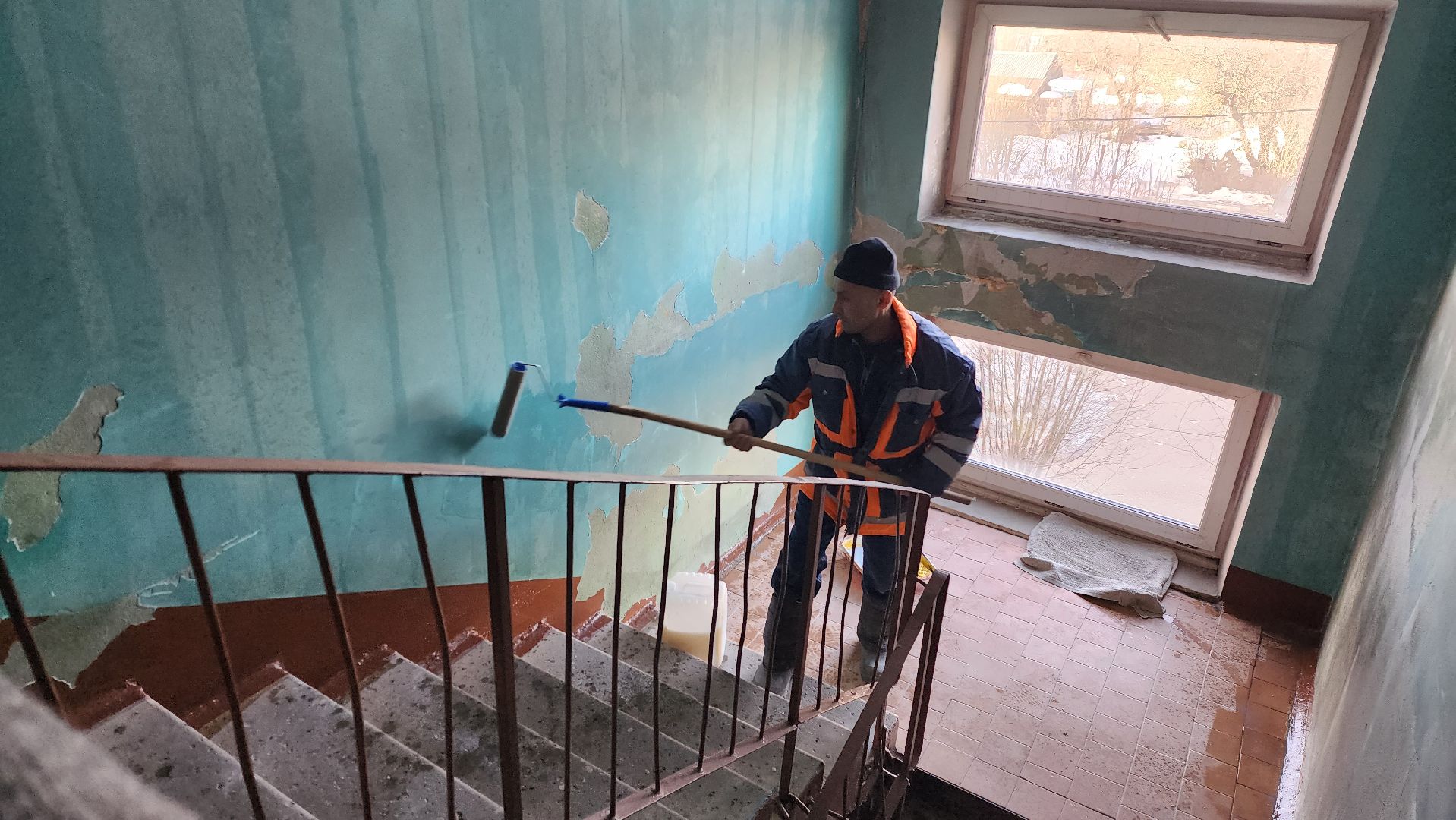 ремонт подъездов, жкх, истра, управляющая компания,