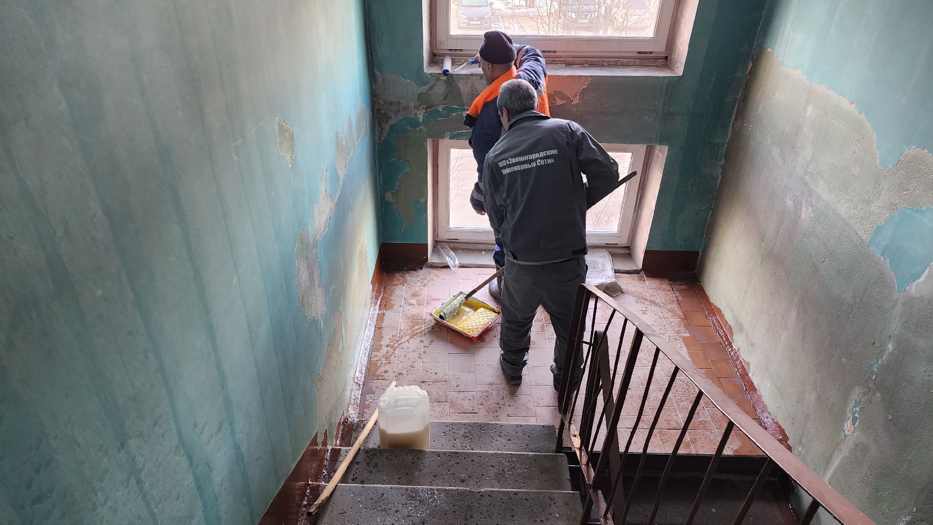ремонт подъездов, жкх, истра, управляющая компания,