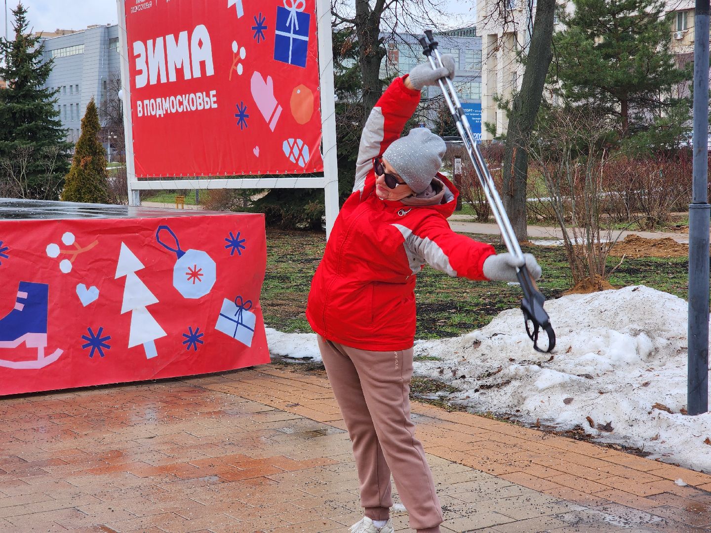 скандинавская ходьба, спорт, активность, здоровье,