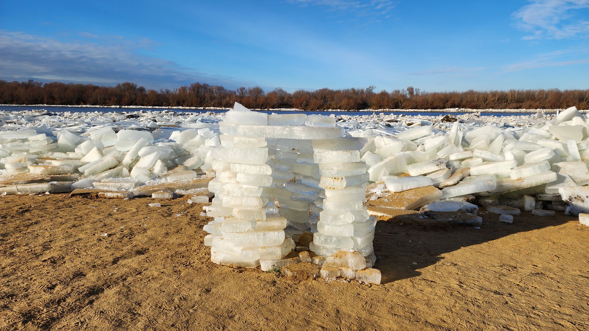 кашира, ока, набережная, фотозона, ледоход,