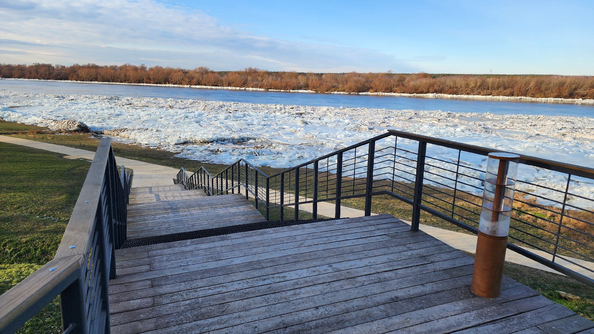 кашира, ока, набережная, фотозона, ледоход,