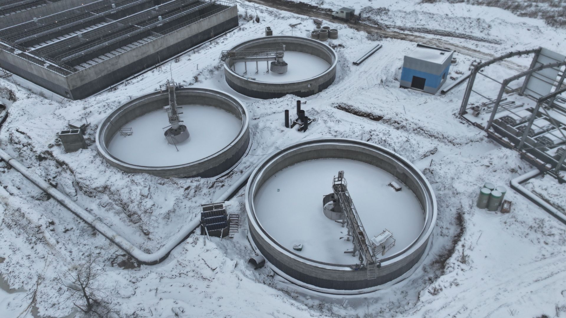 видео с коптера,солнечногорск, экология, очистные сооружения,