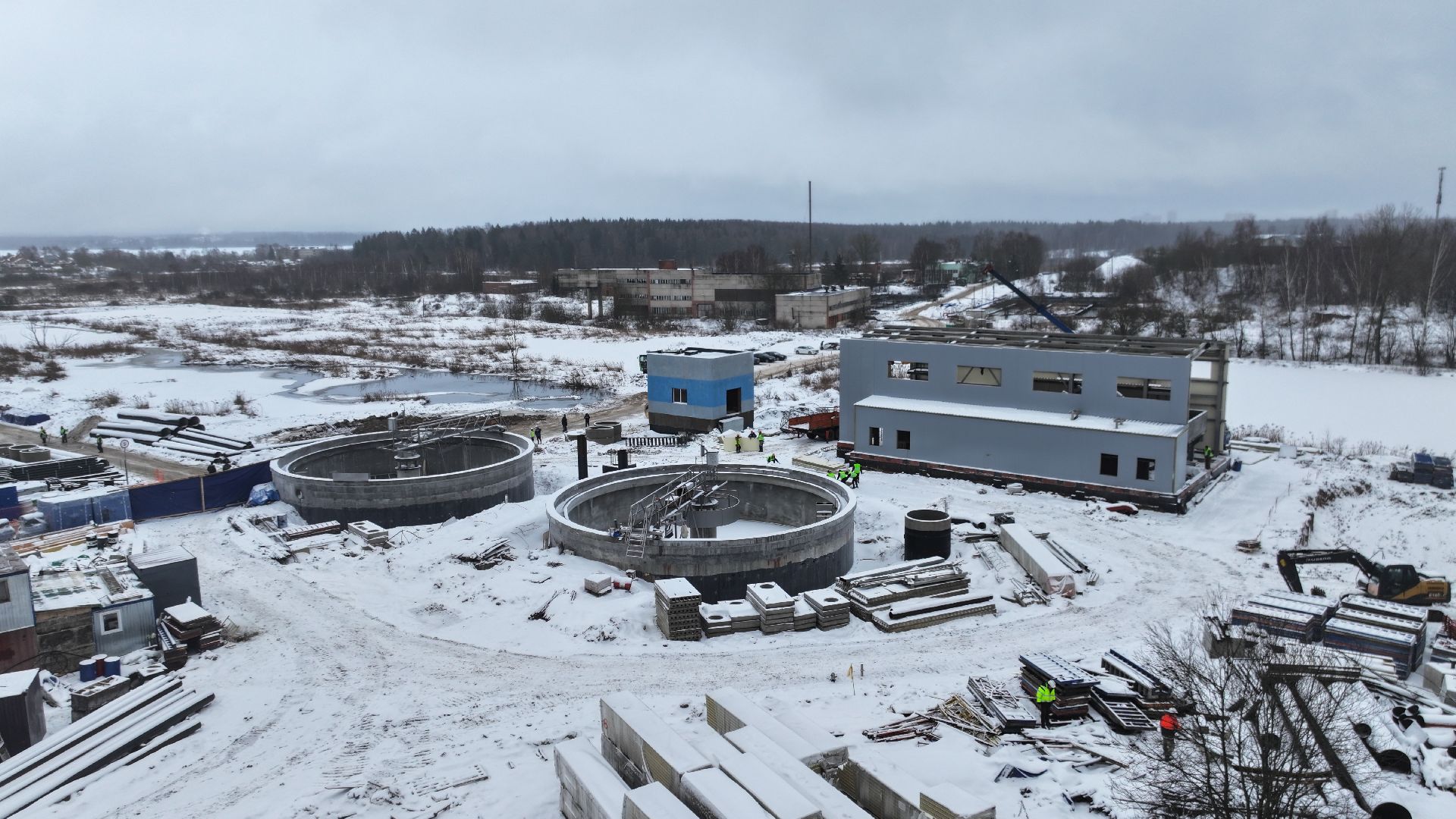 видео с коптера,солнечногорск, экология, очистные сооружения,