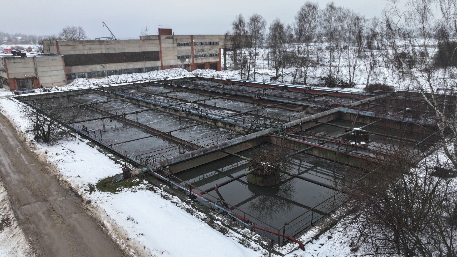 видео с коптера,солнечногорск, экология, очистные сооружения,