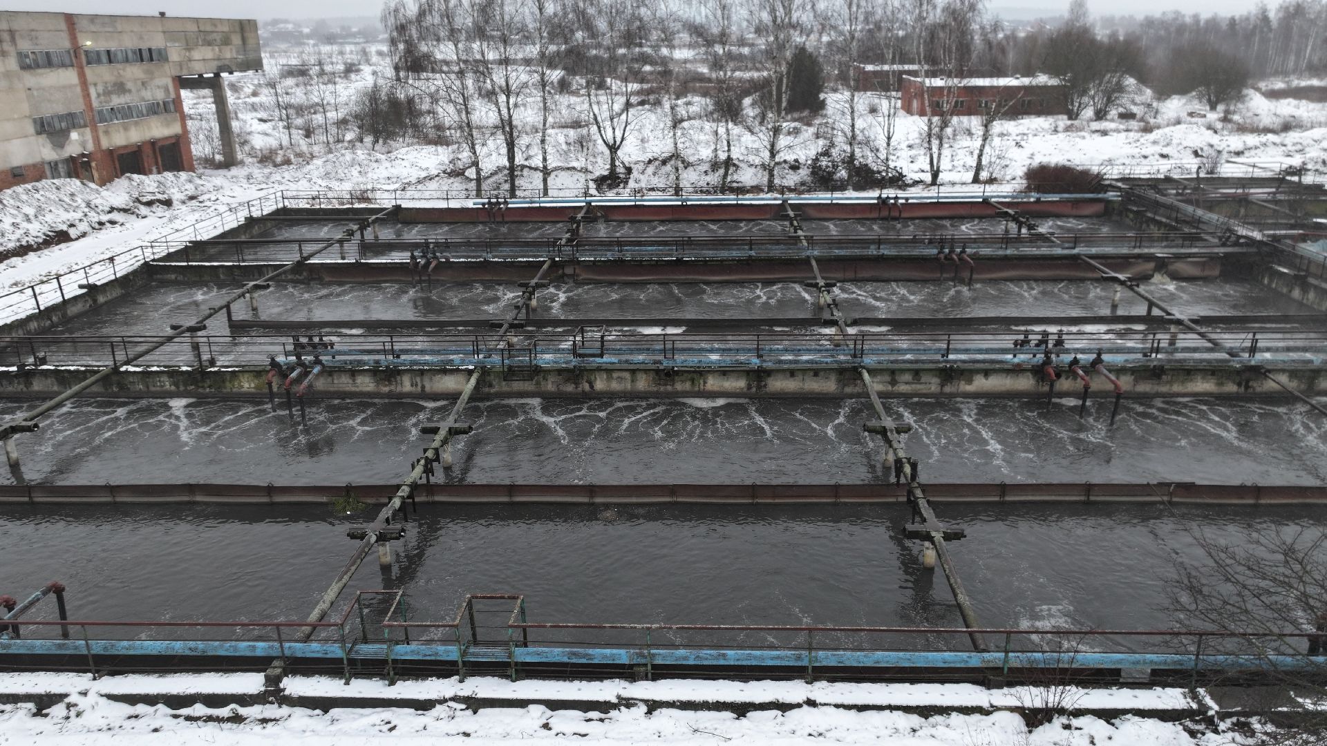 видео с коптера,солнечногорск, экология, очистные сооружения,