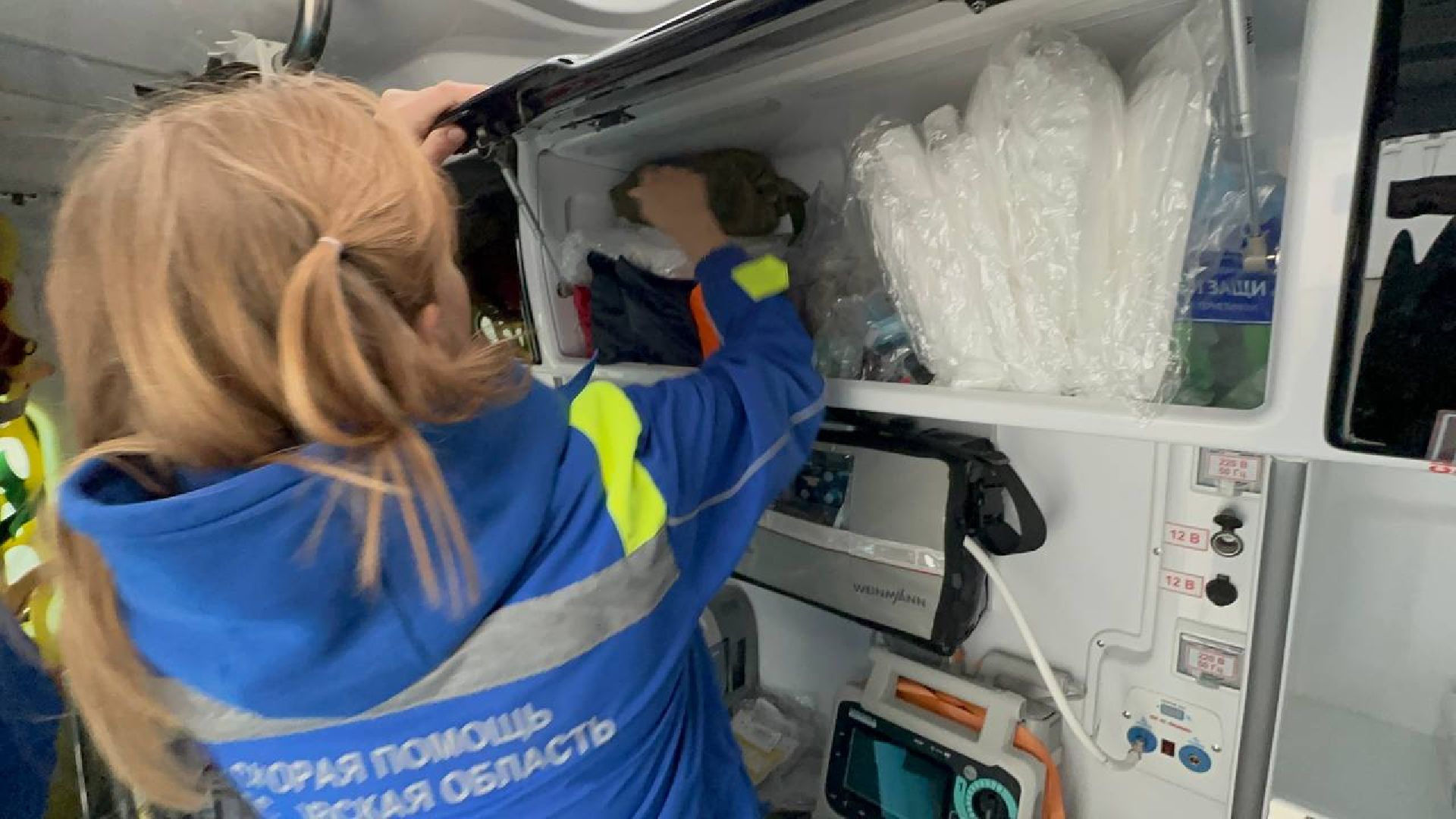 медицина, машина скорой помощи, домодедовская подстанция скорой, новое оборудование,