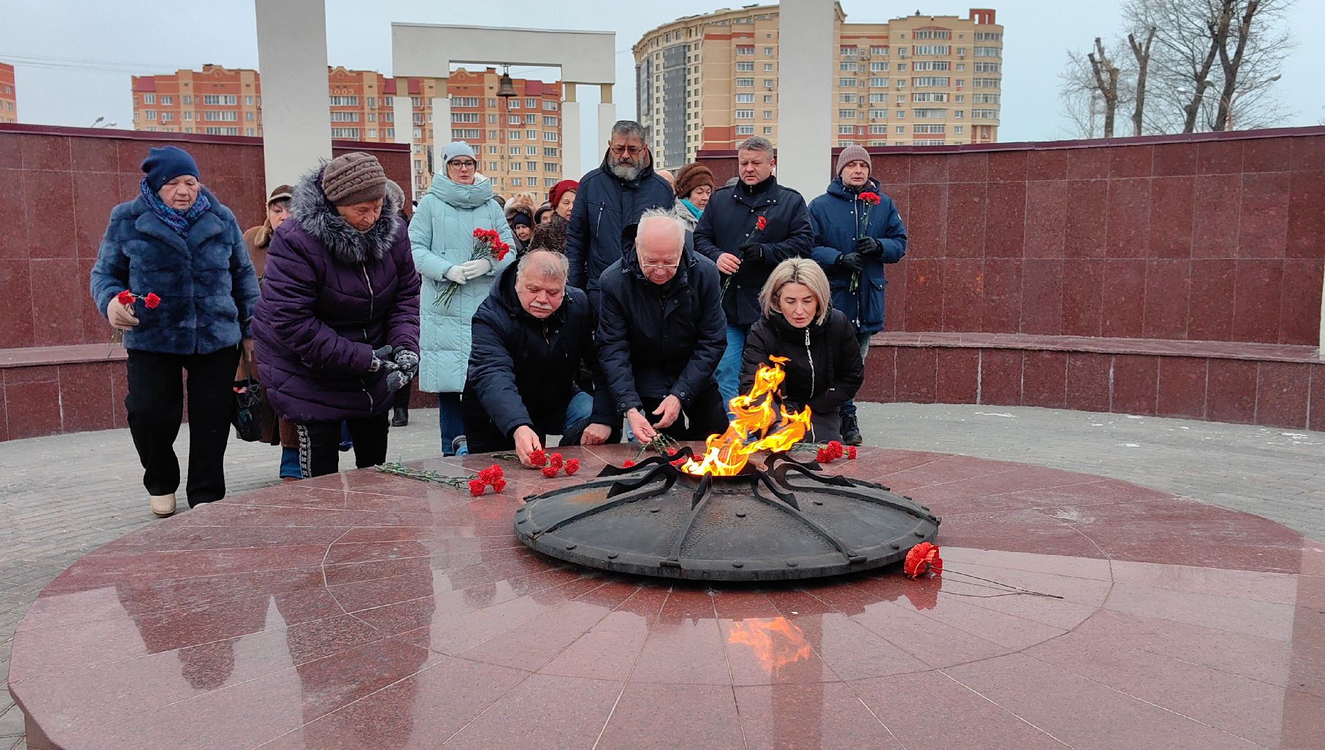 мемориал, память, аллея памяти, возложение цветов,