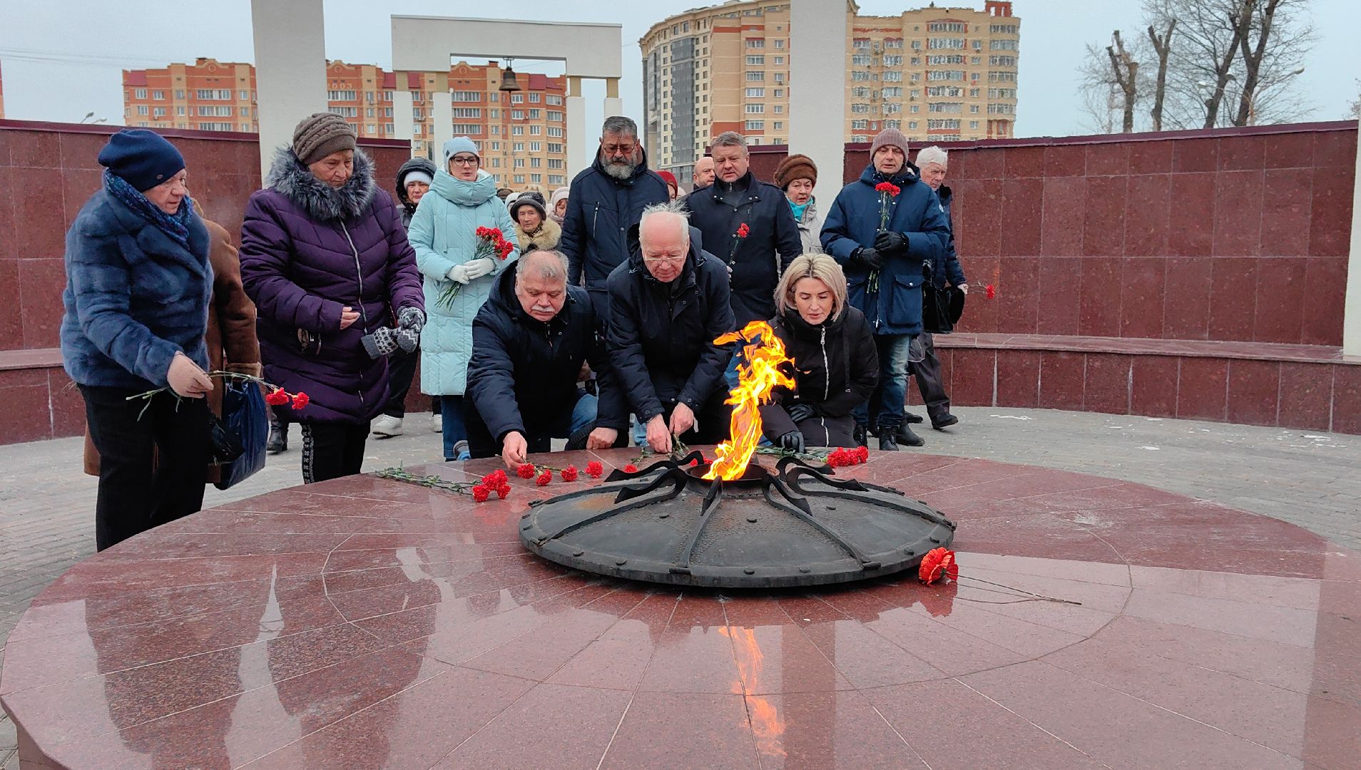 мемориал, память, аллея памяти, возложение цветов,
