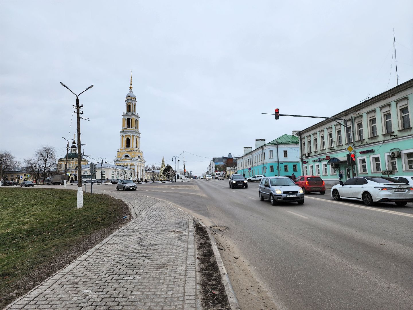 Коломна, дороги, одностороннее движение, схема движения,