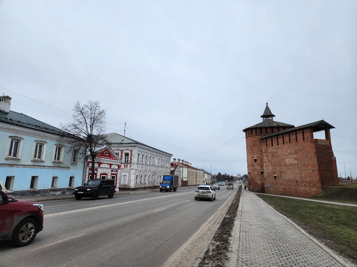Коломна, дороги, одностороннее движение, схема движения,
