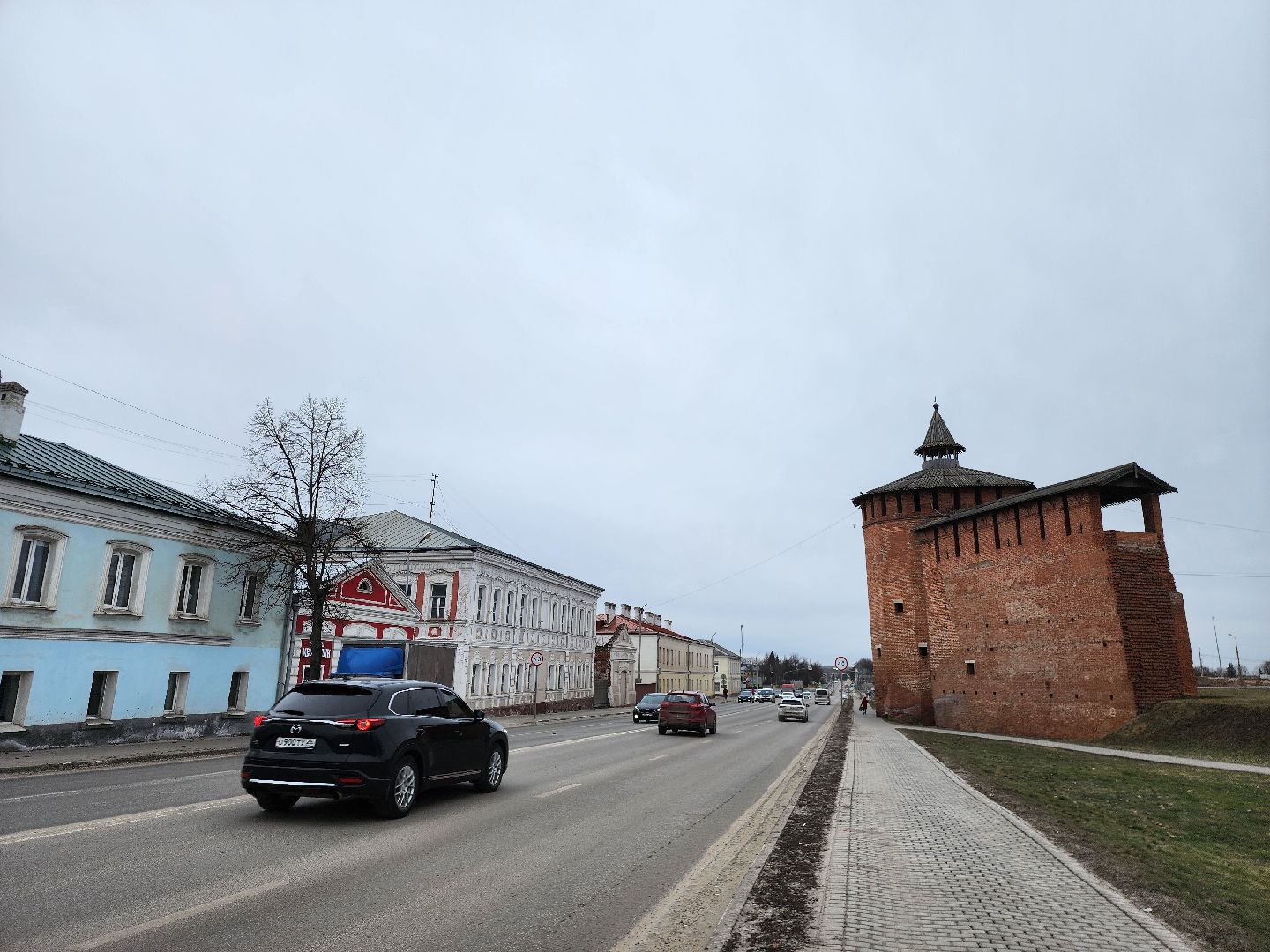 Коломна, дороги, одностороннее движение, схема движения,