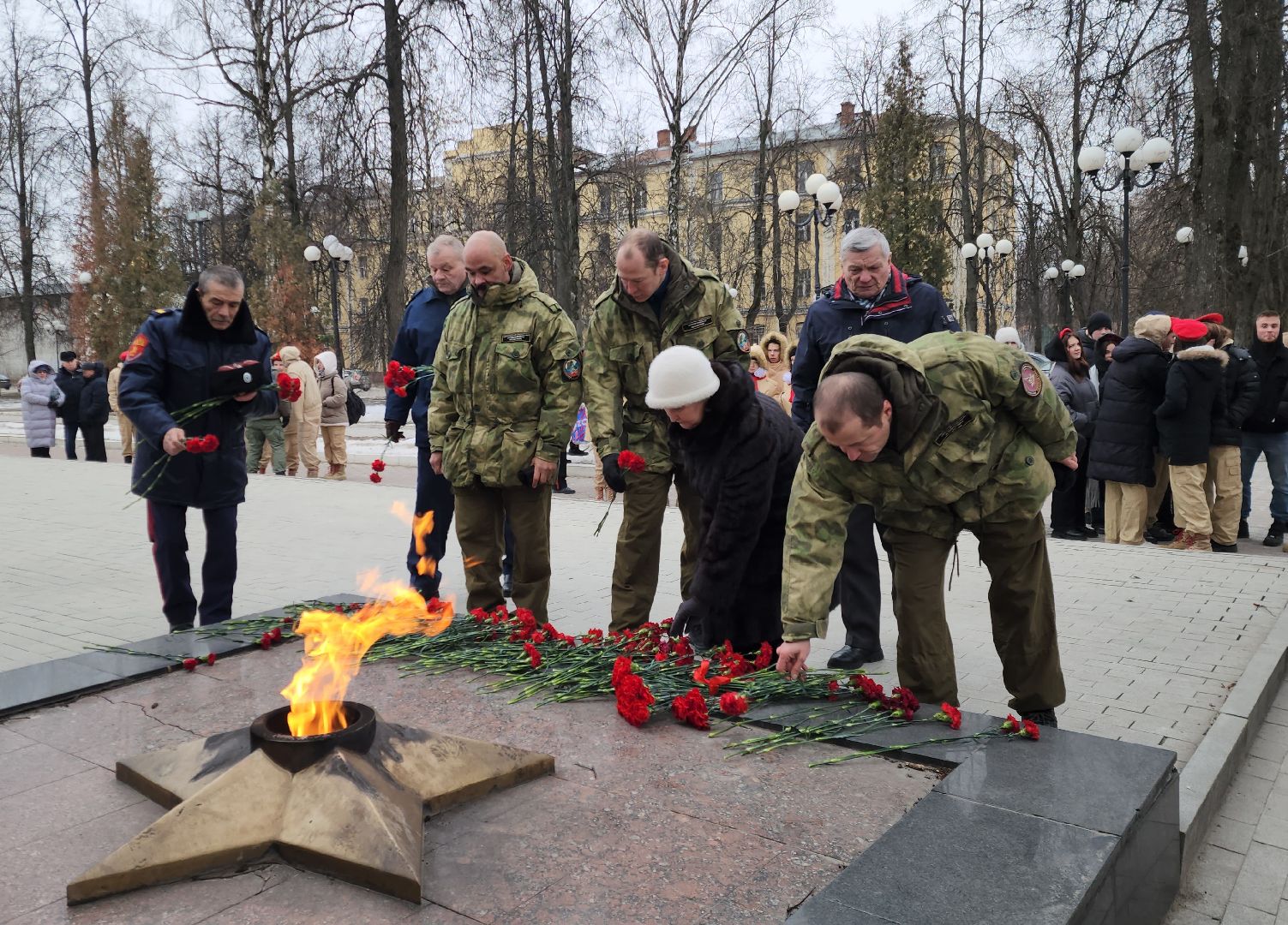 электросталь, память, общество, вечный огонь, патриотическая акция,