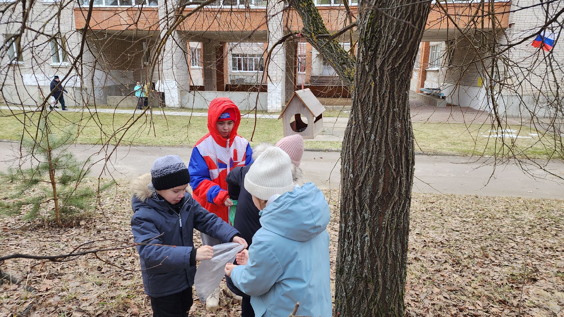 покорми птиц зимой, движение первых, орлята россии, гимназия протвино,