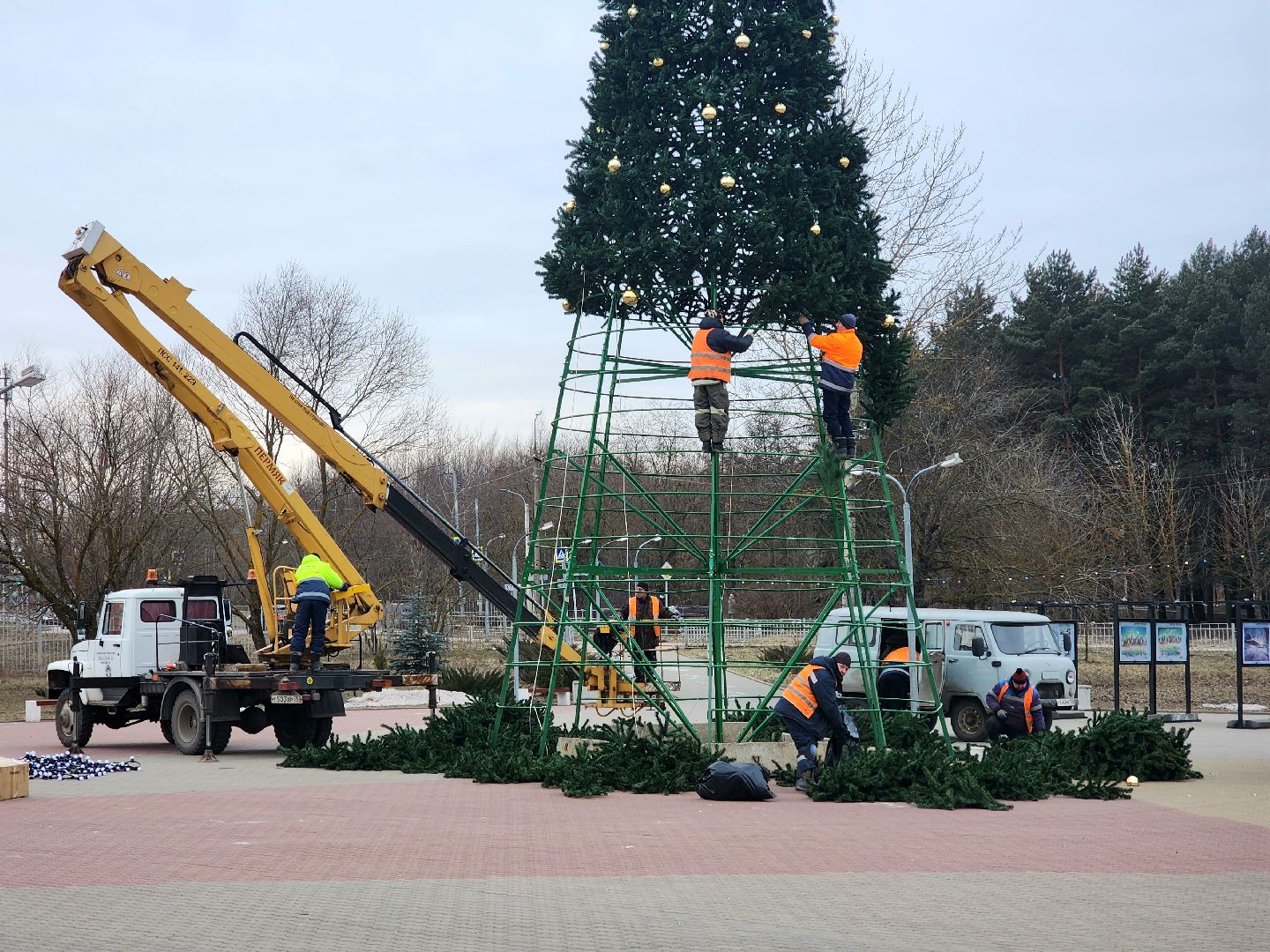 пущино, серпухов, новый год, вертикалки,