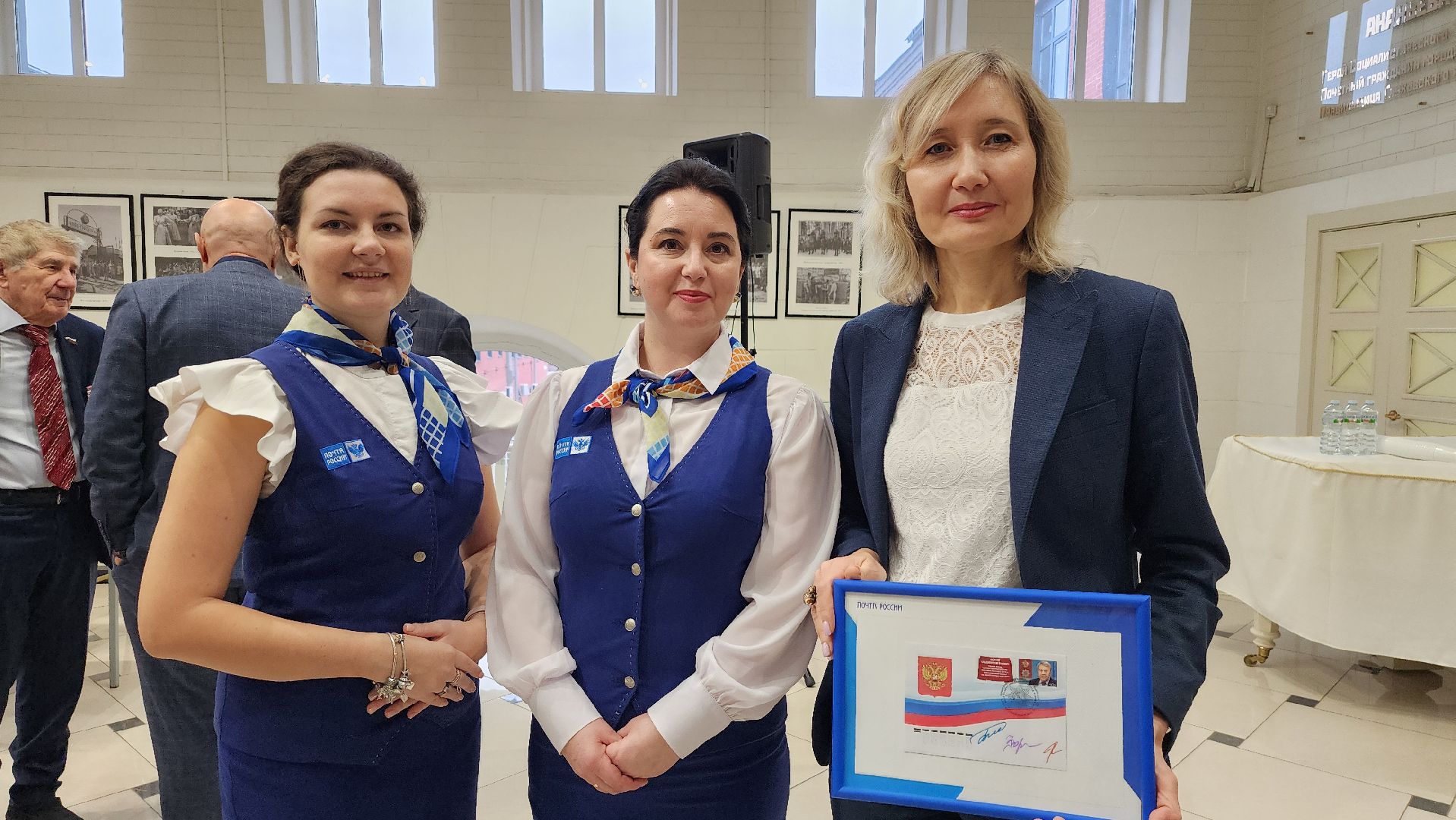 гашение почтовой марки,академик Владимир Фортов, Глуховская мануфактура, Ногинск, Богородский городской округ,