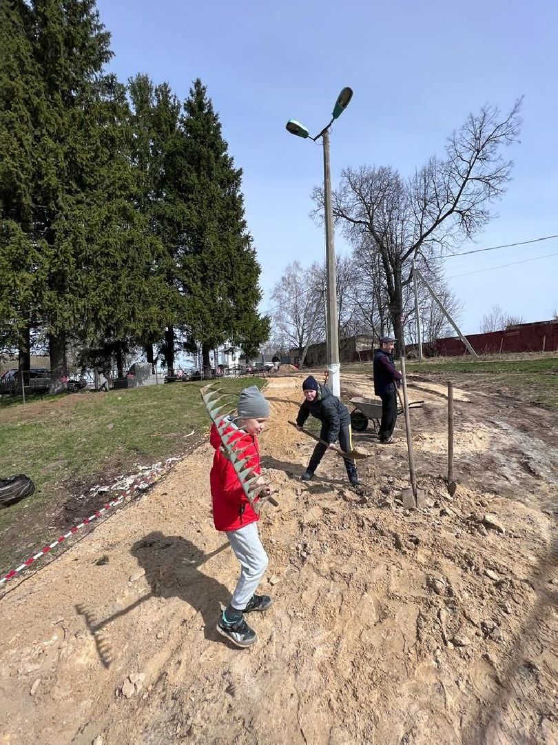 Чехов, субботник, деревня, жители, благоустройство
