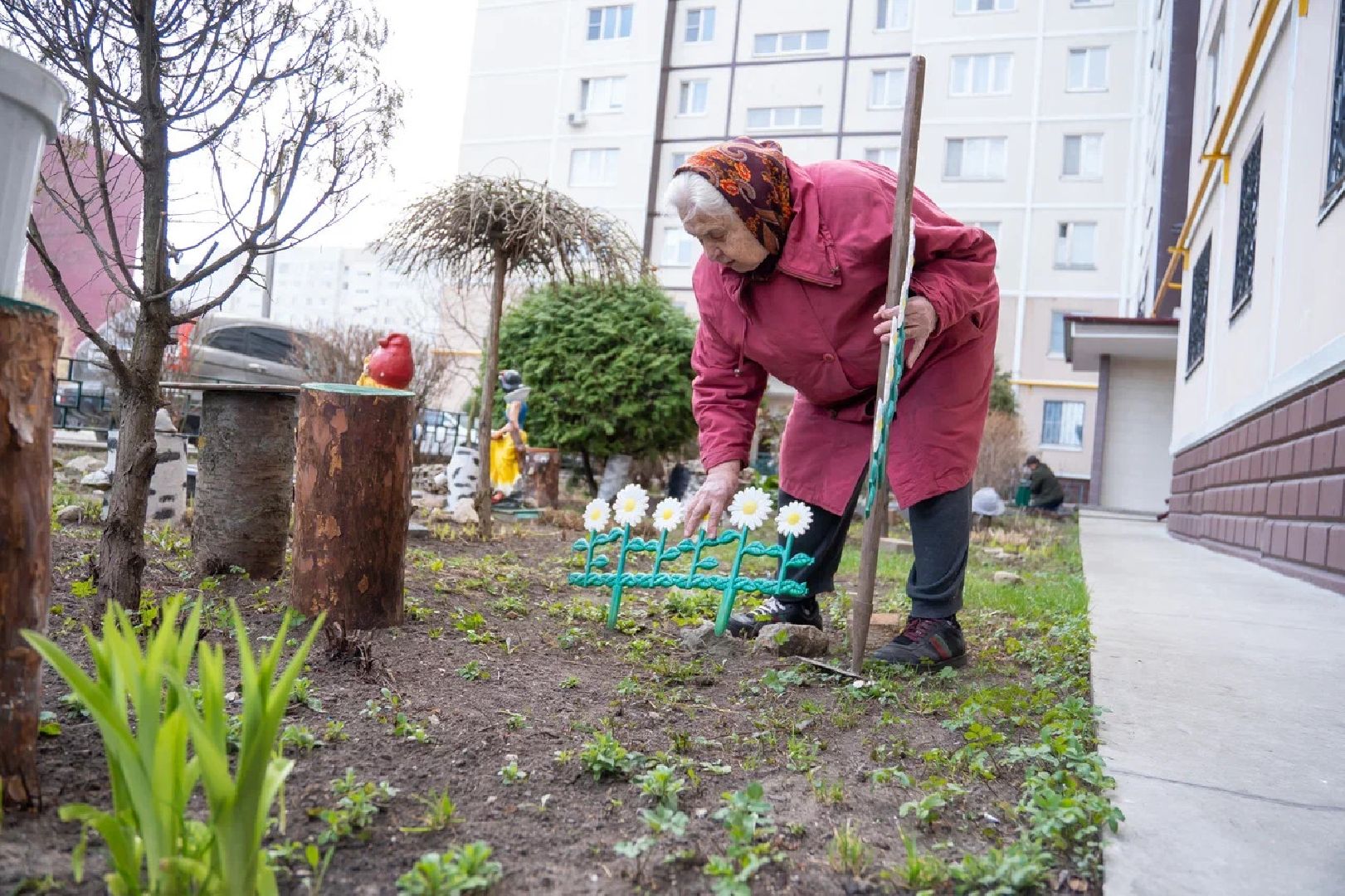 Субботник, благоустройство, Орехово-Зуево, двор