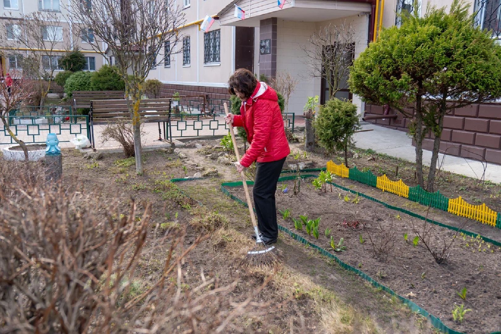Субботник, благоустройство, Орехово-Зуево, двор
