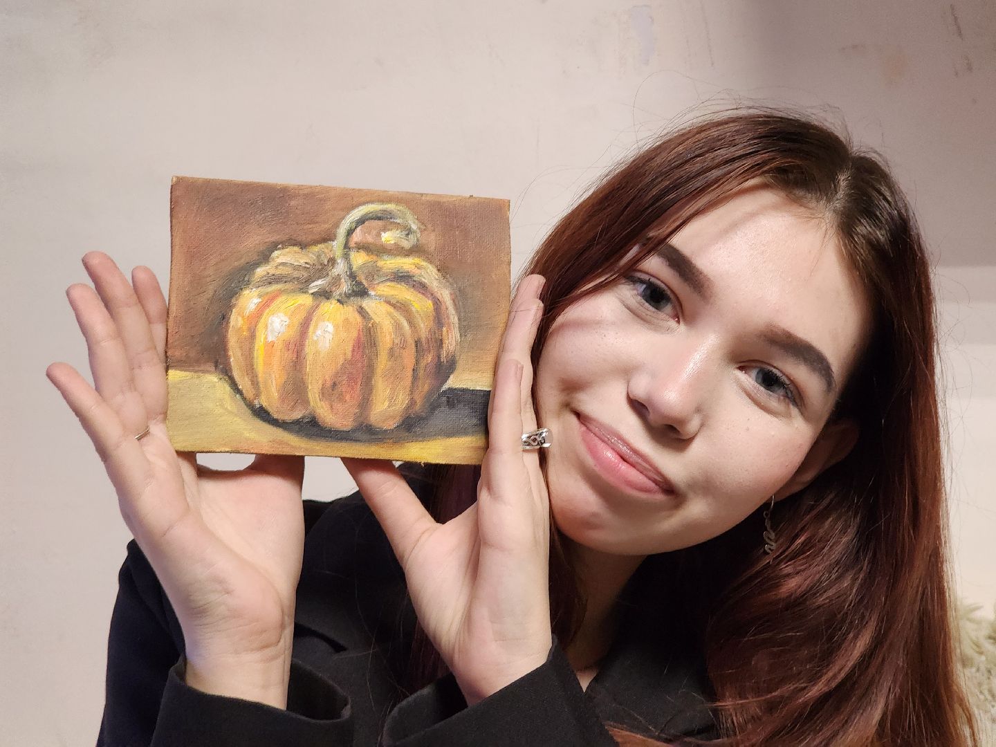 художница, картины, студент,